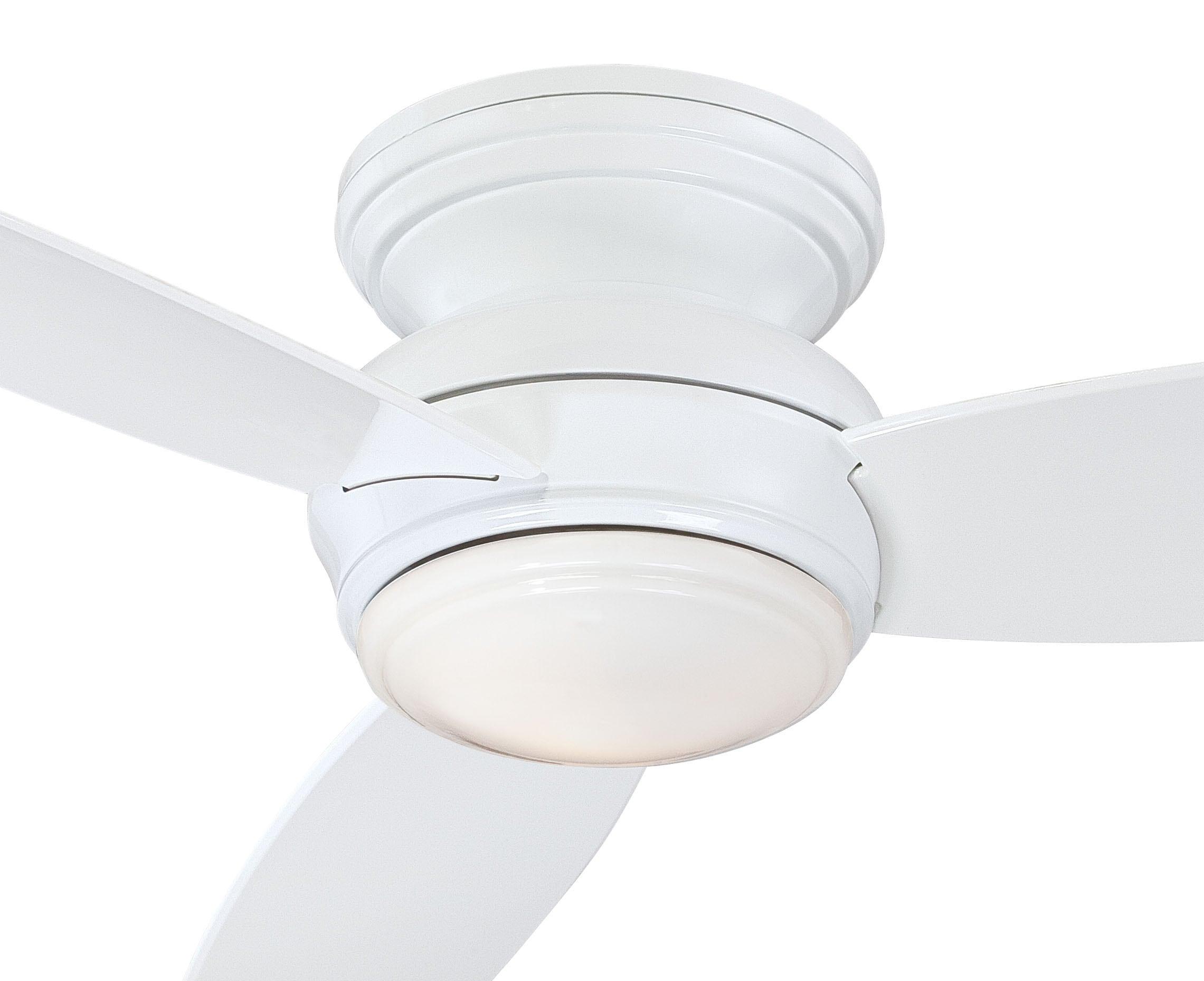 Minka Aire 52" Concept 3 - Blade Outdoor LED Propeller Ceiling Fan with Wall Control and Light Kit Included