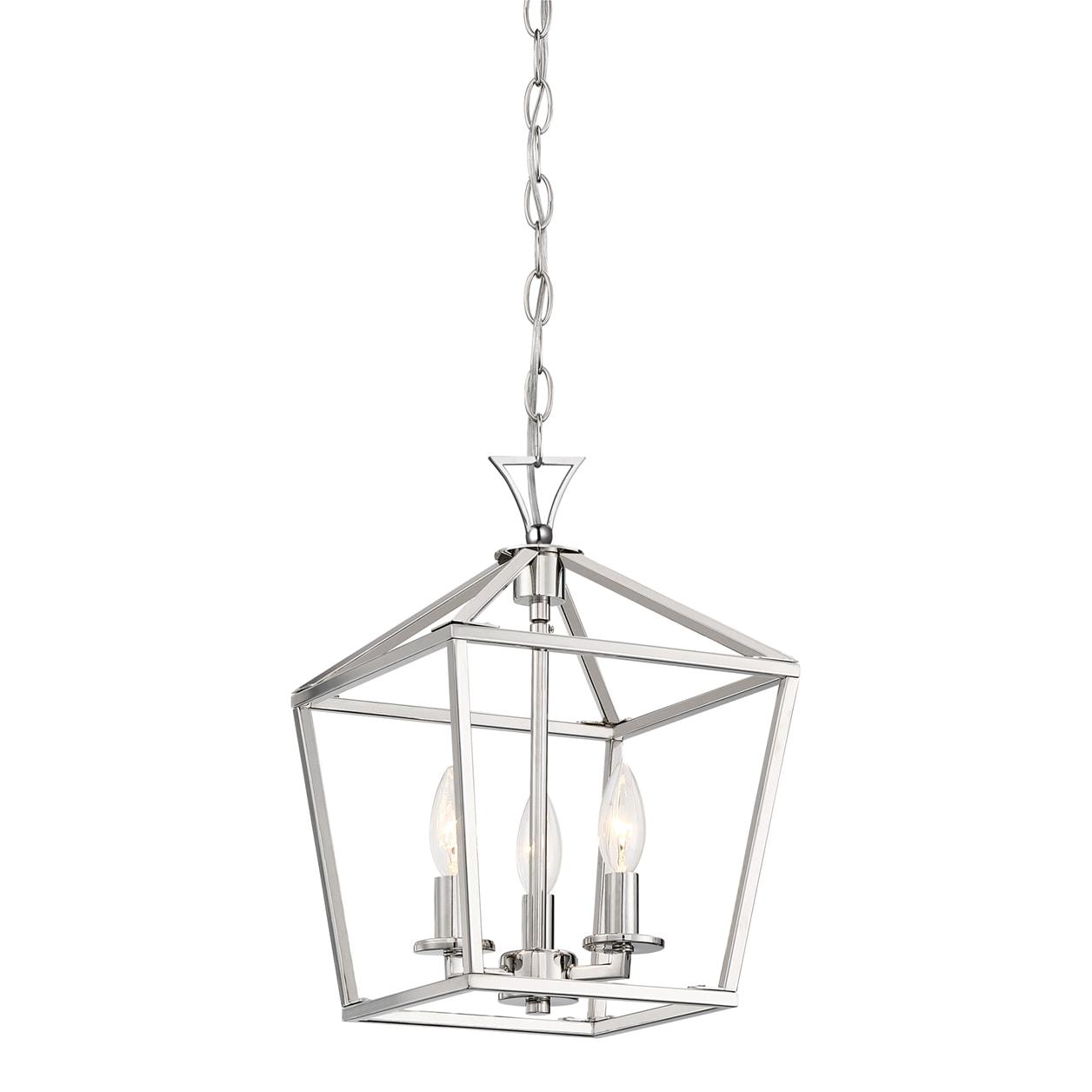 Savoy House Townsend 3 - Light Chandelier in  Polished Nickel