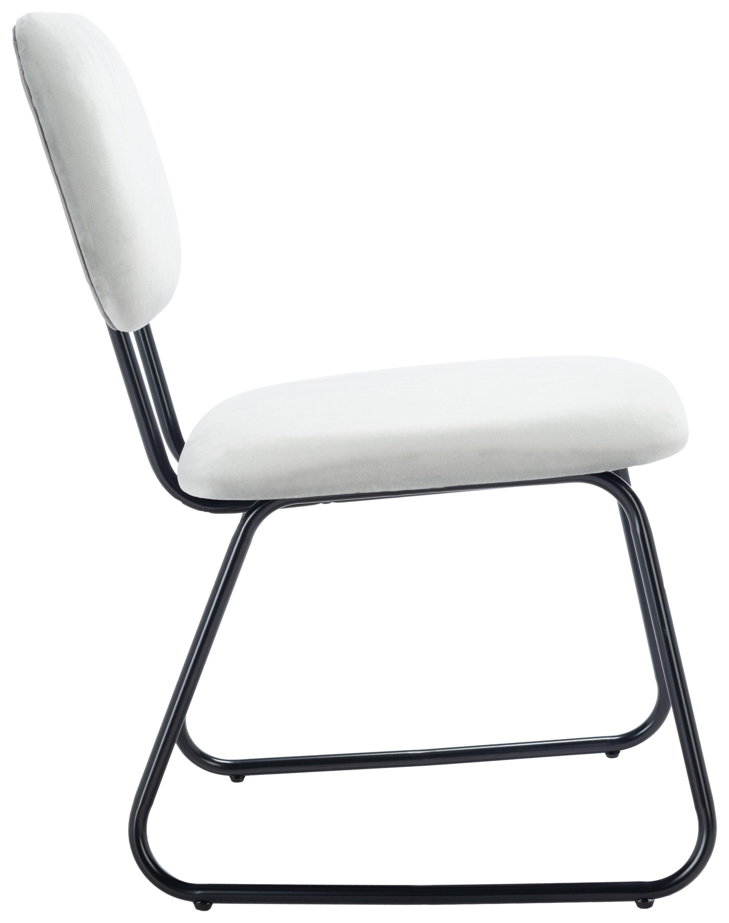 Chavelle Side Chair (Set Of 2) - Grey/Black - Safavieh