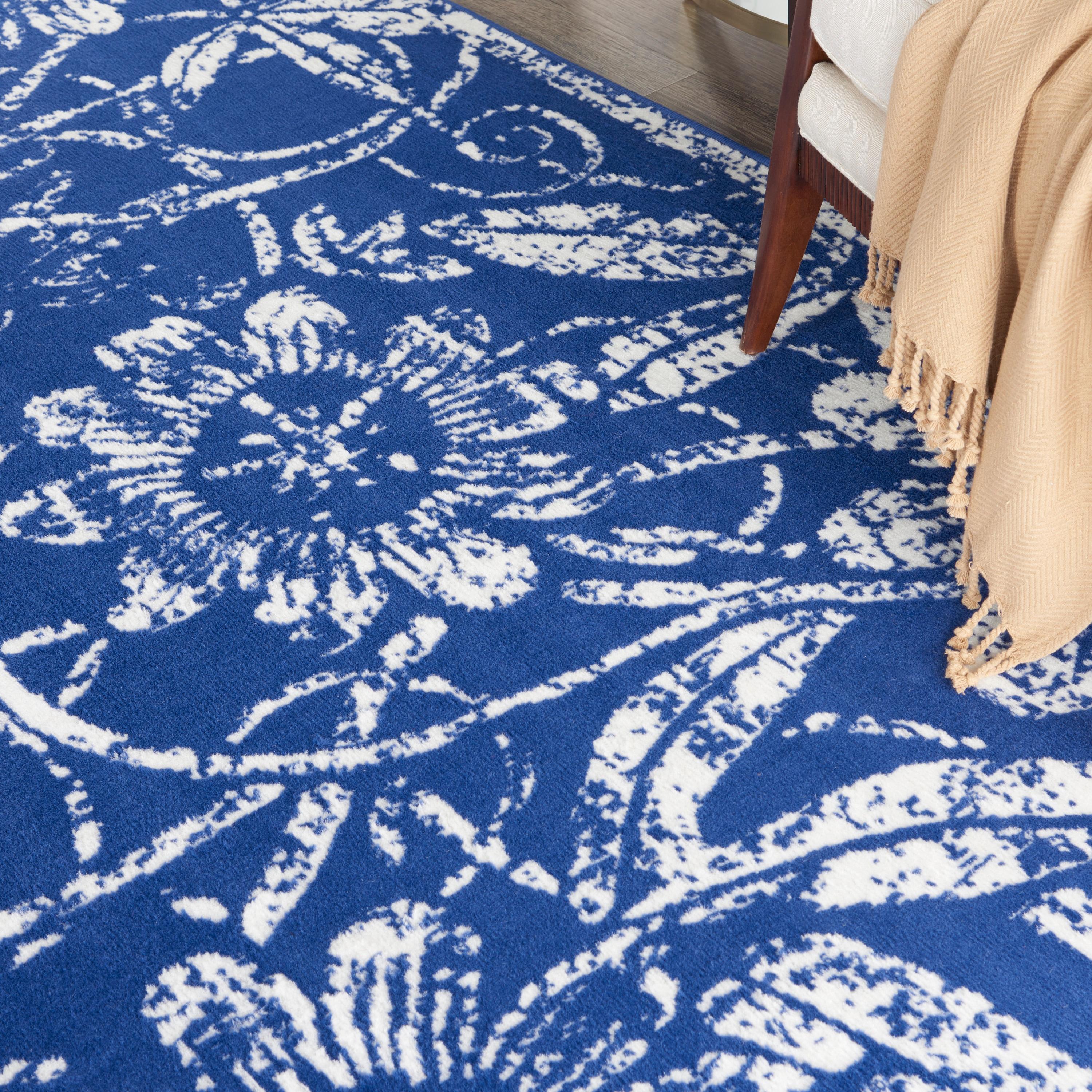 Nourison Whimsicle WHS05 Indoor only Area Rug - Navy 7' x 10'