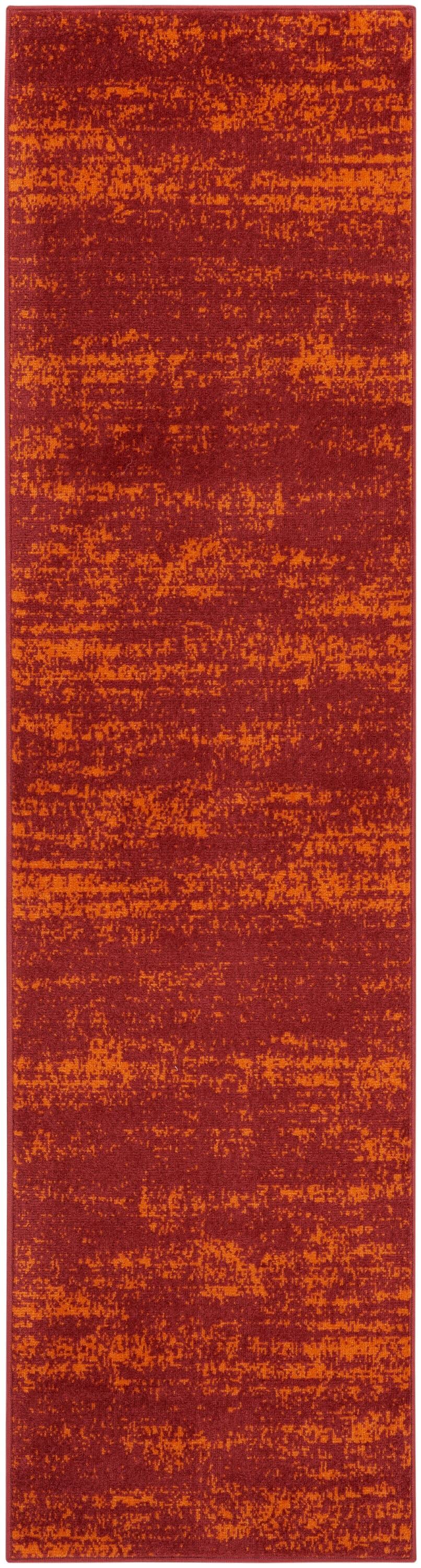 Nourison Essentials 2' x 6' Red Modern Indoor/Outdoor Rug