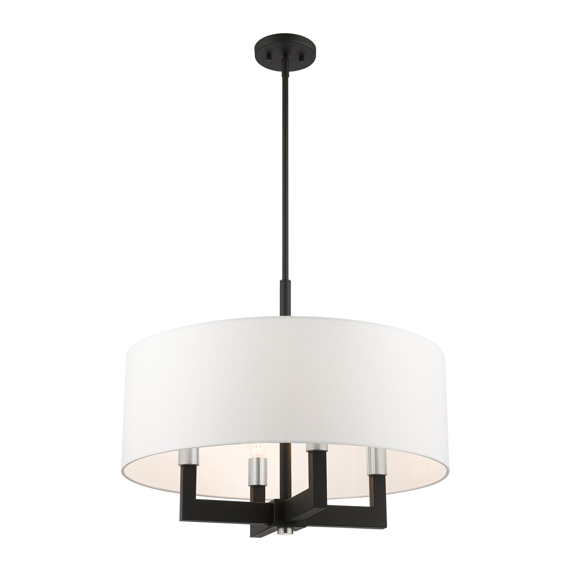 Livex Lighting Cresthaven 4 - Light Chandelier in  Black