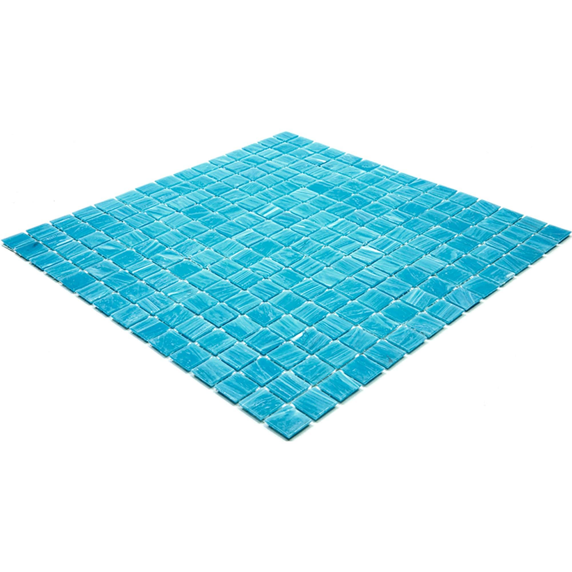 Celestial 0.8" x 0.8" Glass Grid Mosaic Wall & Floor Tile