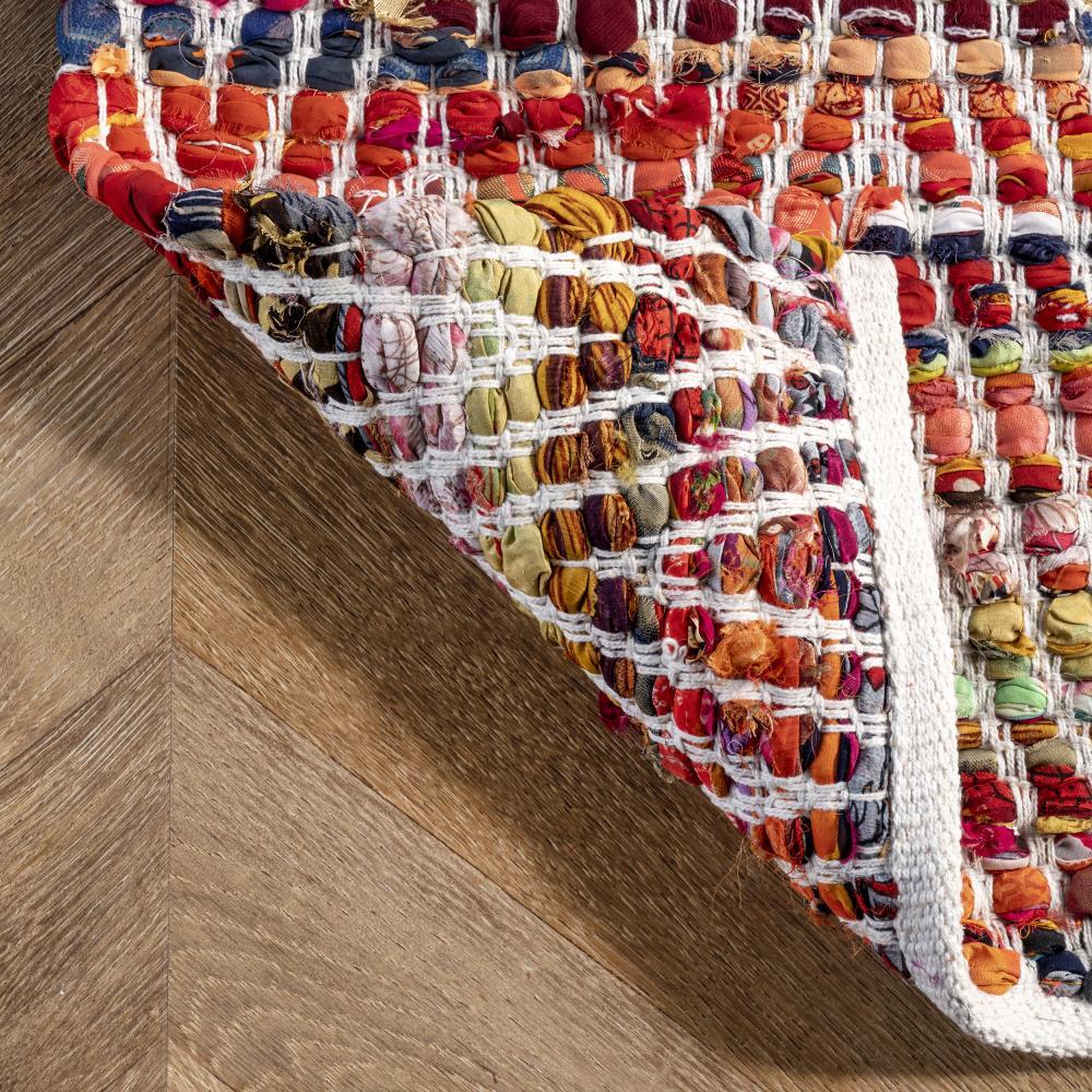 nuLOOM Rochell Handwoven Chevron Runner Rug, 2' 6" x 10', Magenta