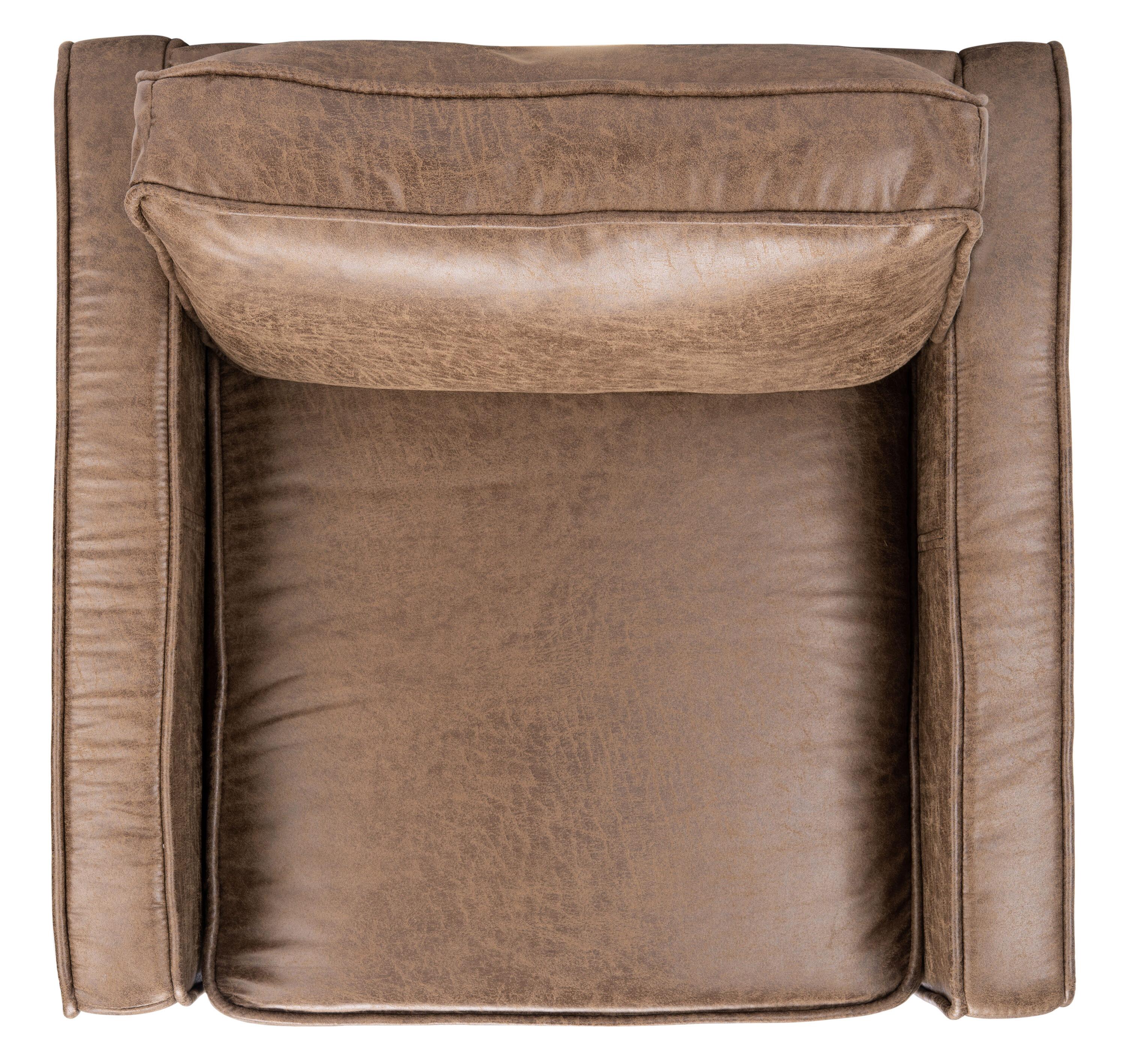 Paityn Accent Chair - ACH2000 - Brown/Gold - Safavieh