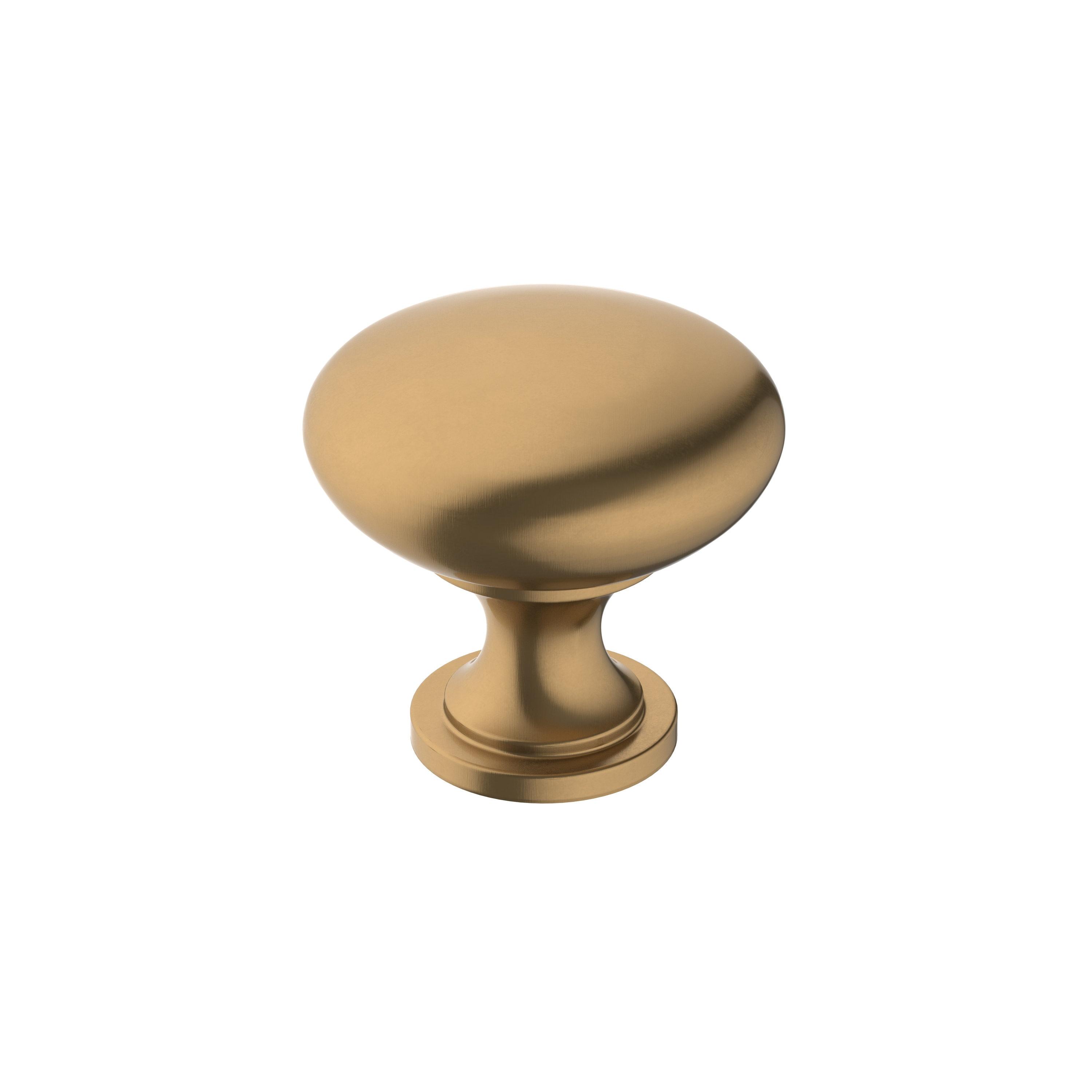 Amerock Edona 1-1/4 inch (32mm) Diameter Champagne Bronze Cabinet Knob