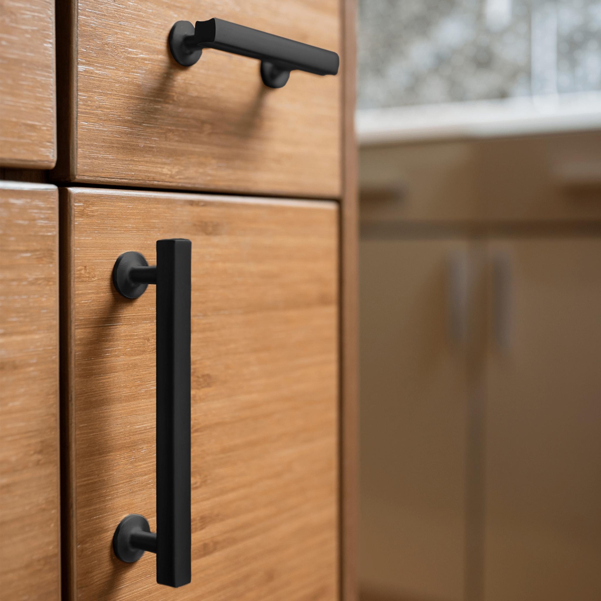 Woodward Kitchen Cabinet Handles, Solid Core Drawer Pulls for Cabinet Doors, 3-3/4" (96mm)