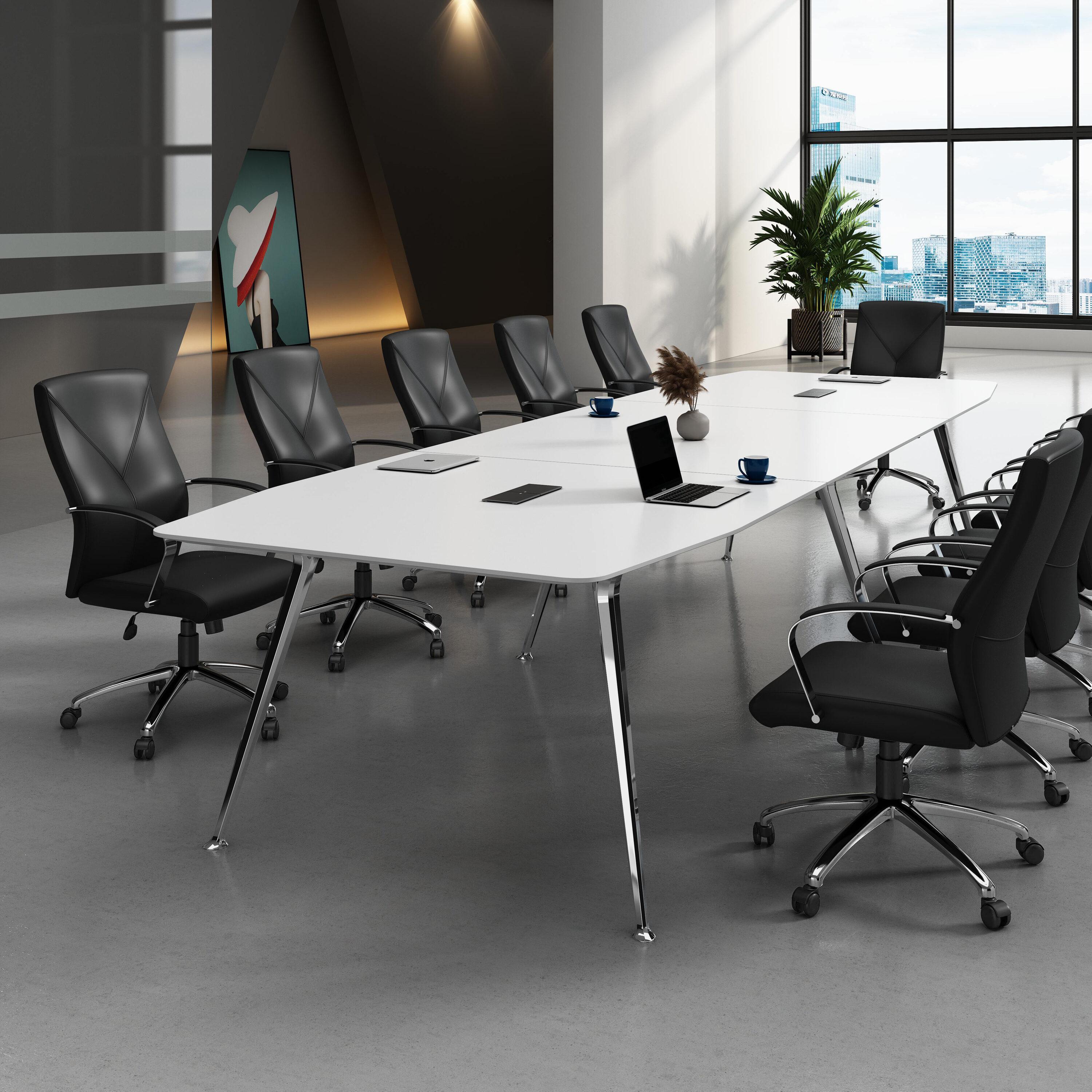 Boss Office Products Leather Conference Chair