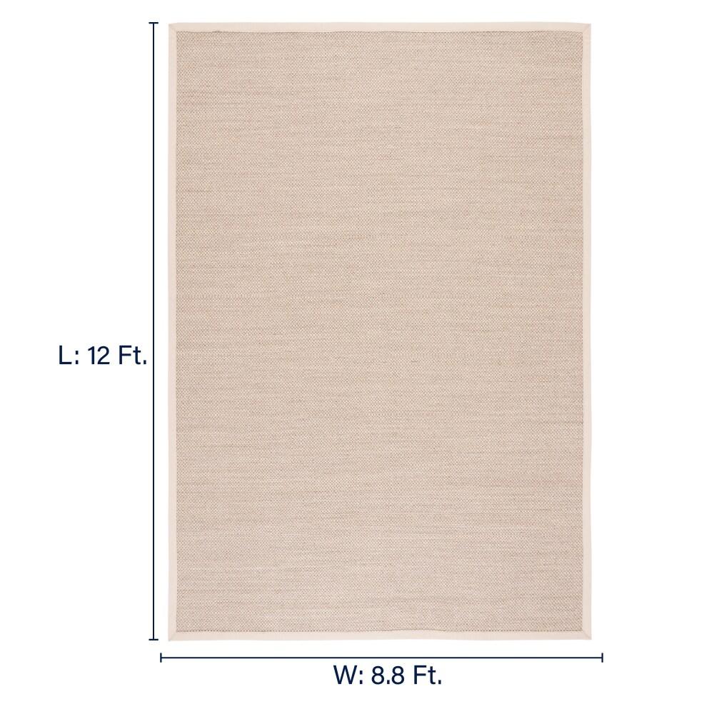 Natural Fiber NF143 Power Loomed Indoor Area Rug - Marble/Beige - 9'x12' - Safavieh