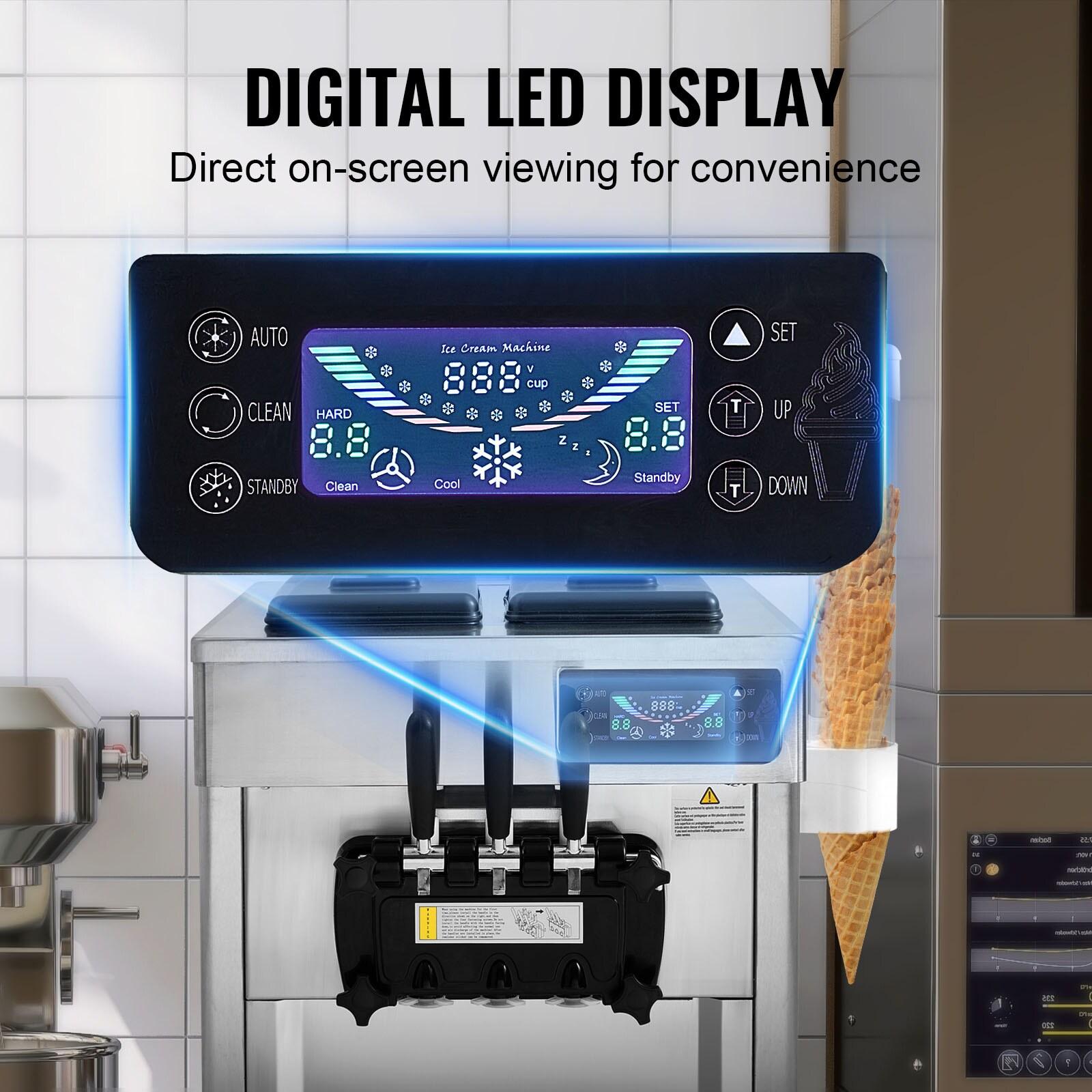 VEVOR VEVOR Soft Serve Ice Cream Machine Maker