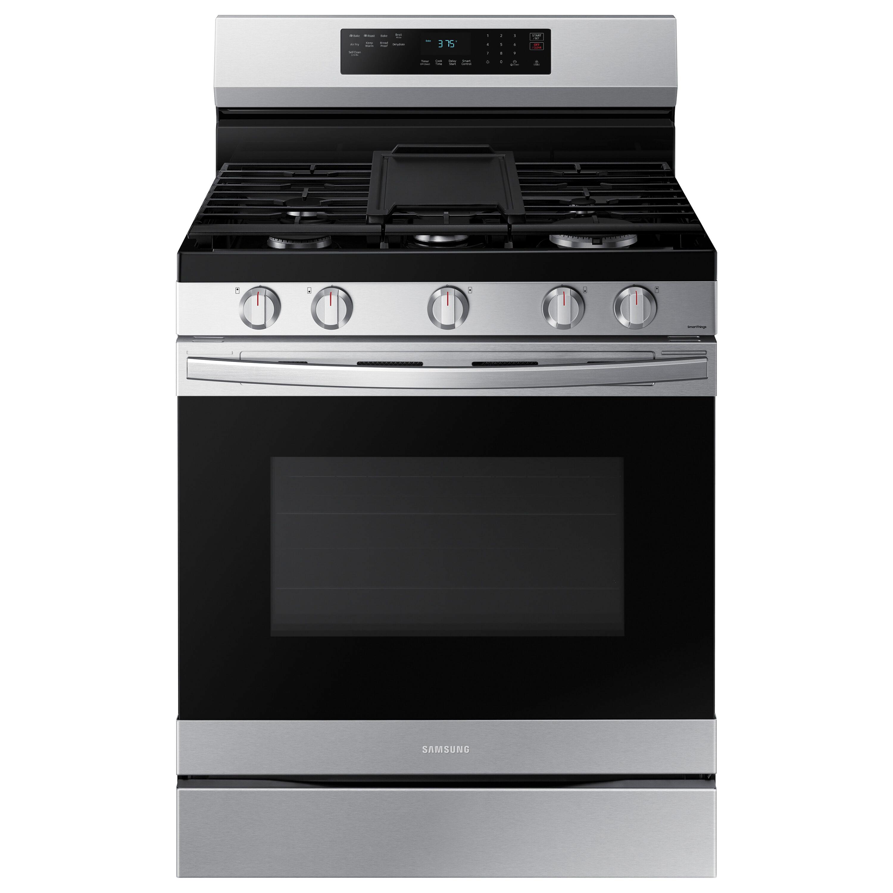 6.0 cu. ft. Smart Freestanding Gas Range with Integrated Griddle