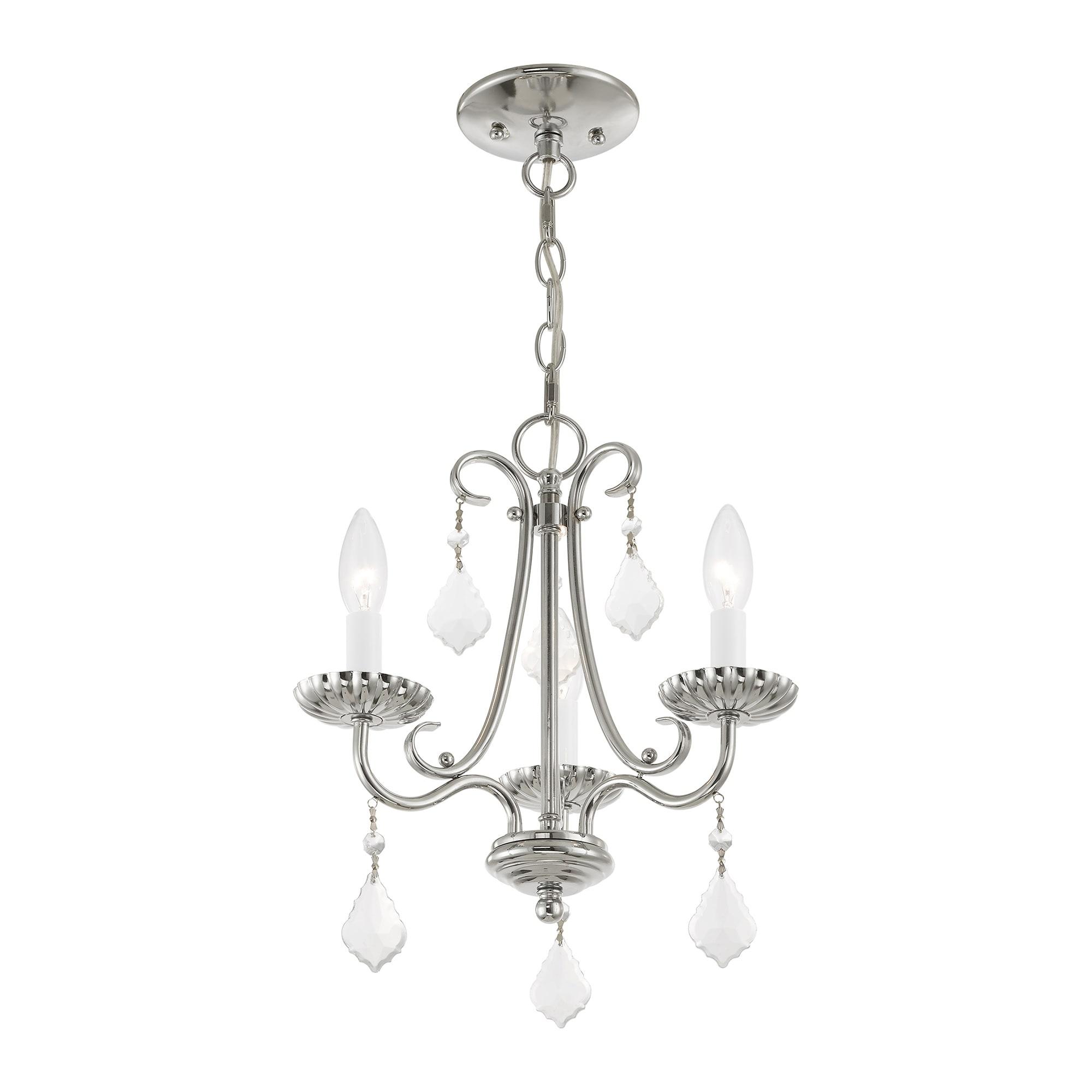 Livex Lighting Daphne 3 - Light Chandelier in  Polished Chrome