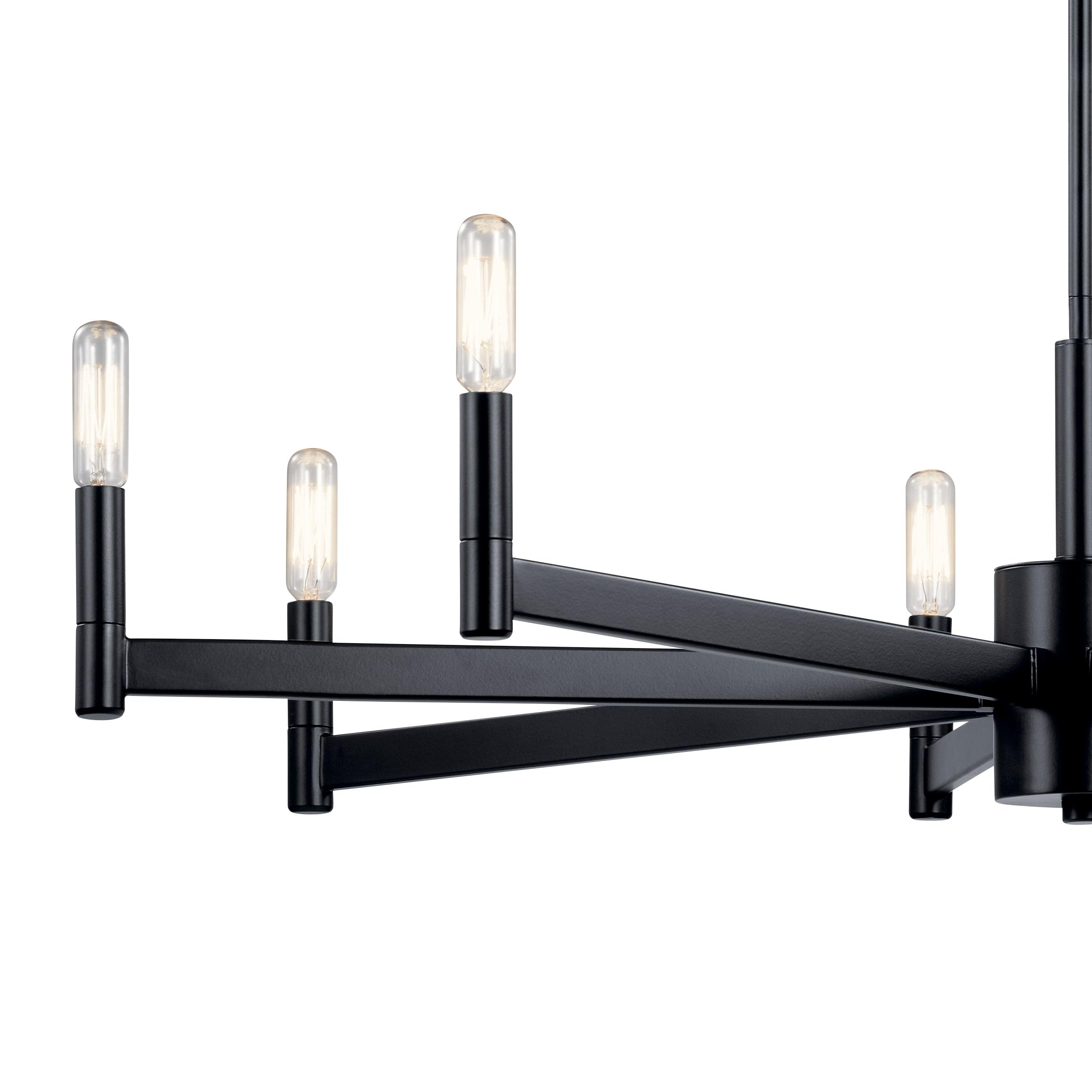 Kichler Lighting Erzo 8 - Light Chandelier in  Black