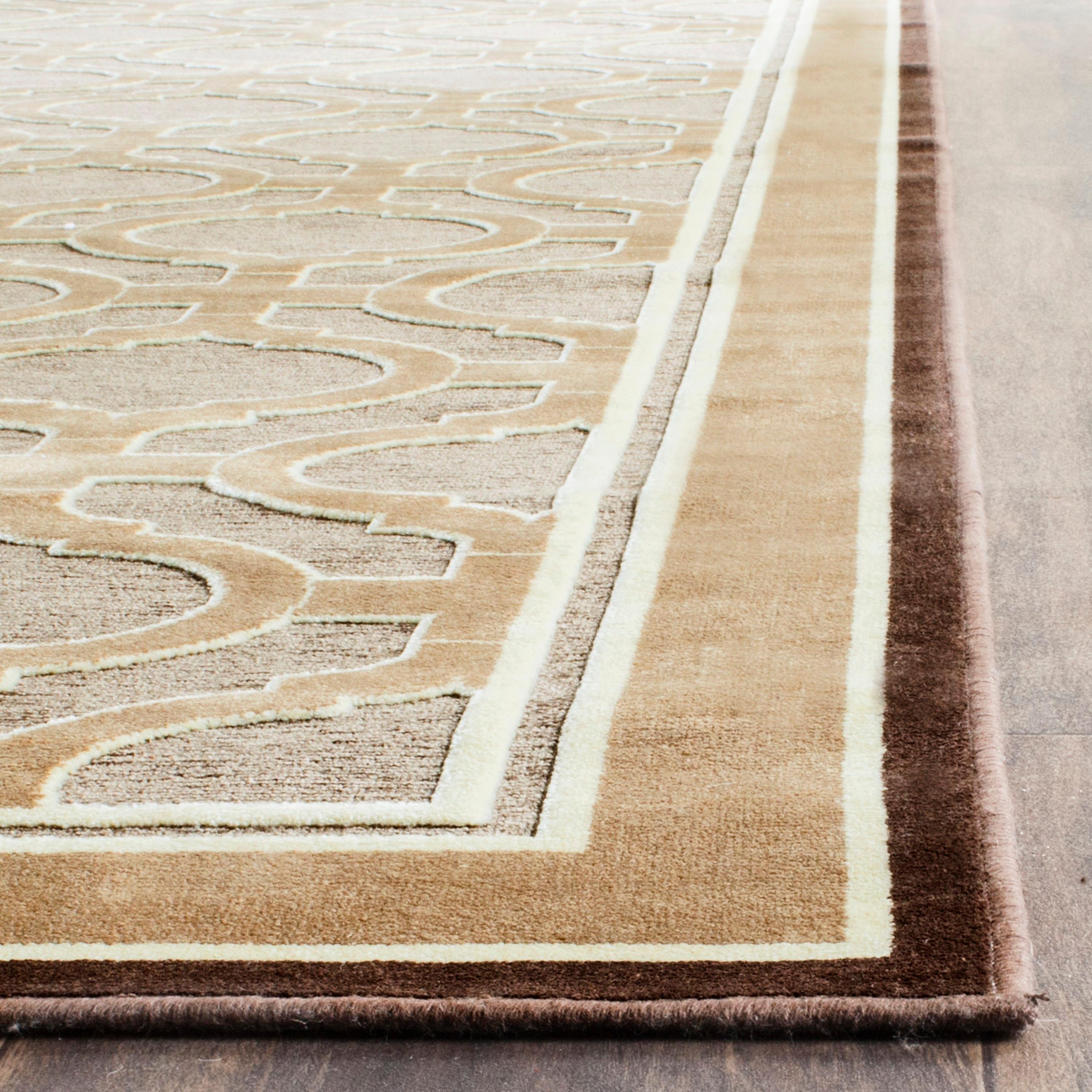 Martha Stewart Martha Stewart Hand Tufted Viscose Pile Geometric Rug