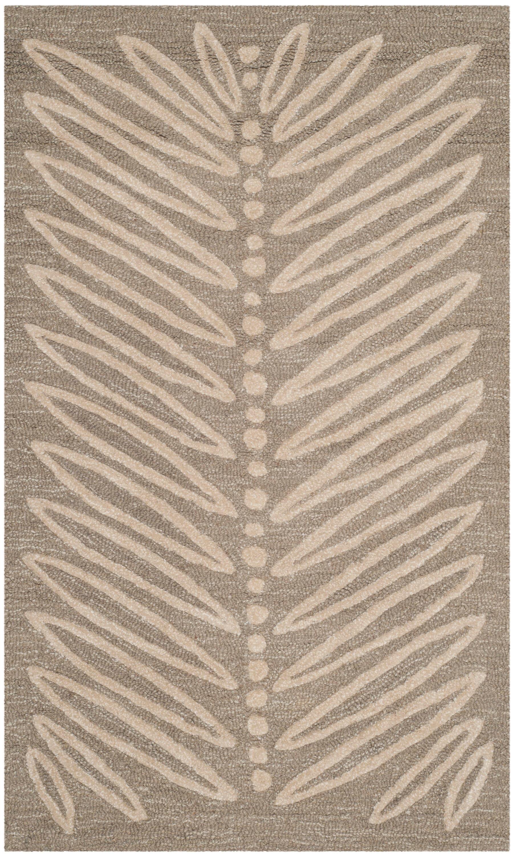 Martha Stewart MSR3612 Hand Tufted Rug - Chamois Beige - 2'6"x4'3" - Safavieh.