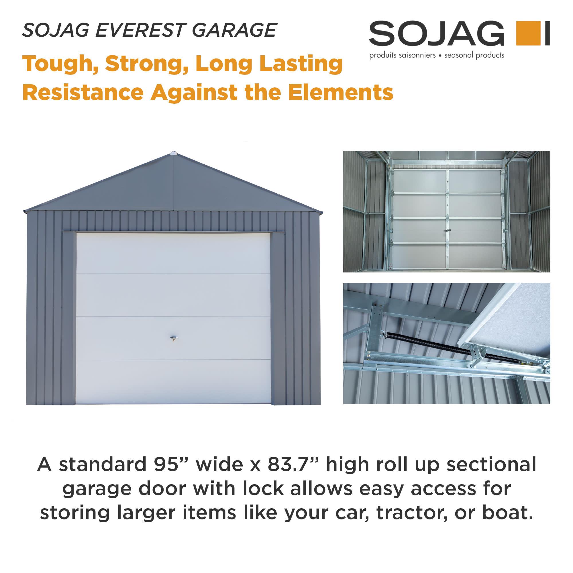 Sojag Everest Metal Garage Shed
