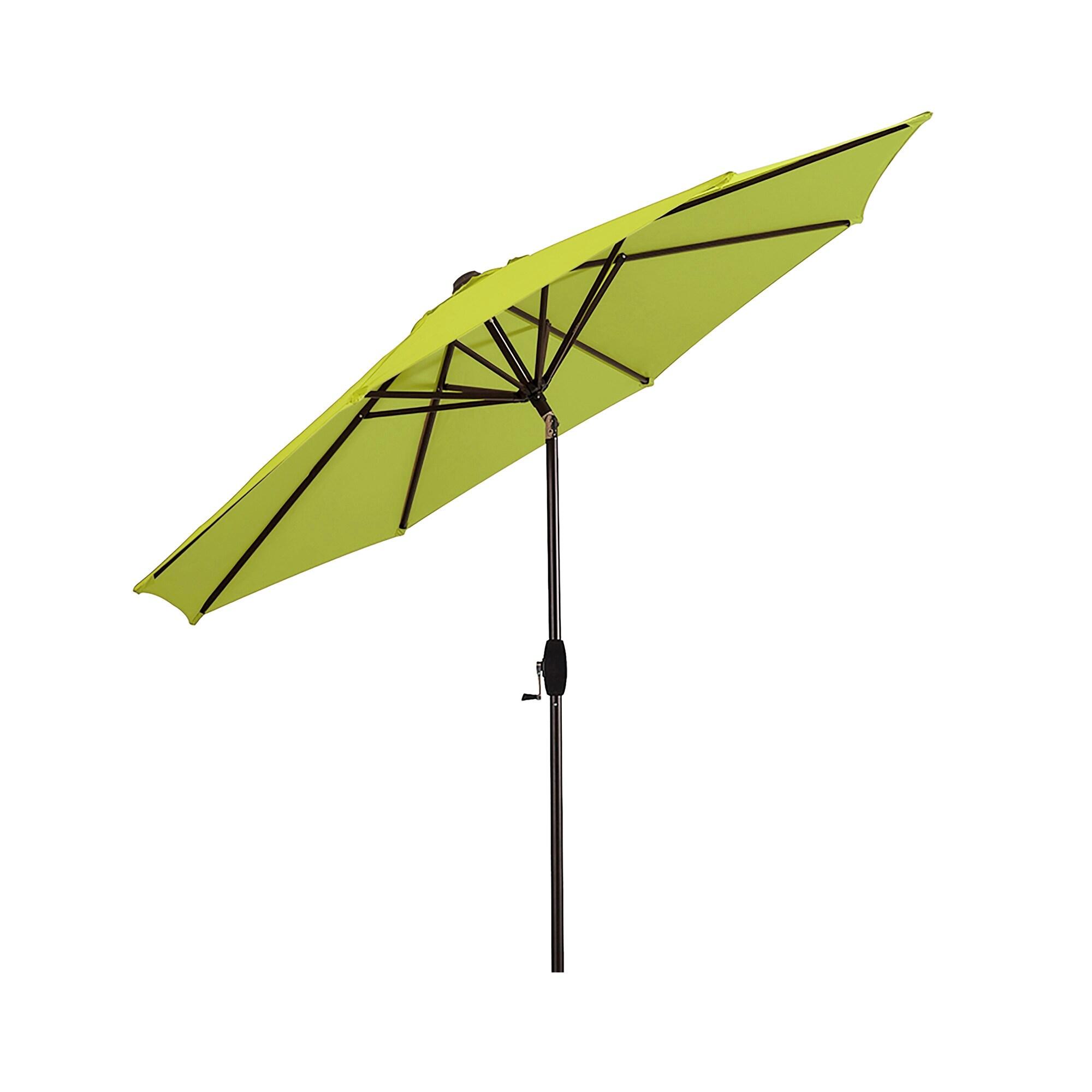 Westin Outdoor 9 Ft Patio Market Umbrella with Tilt & Crank, Lime Green