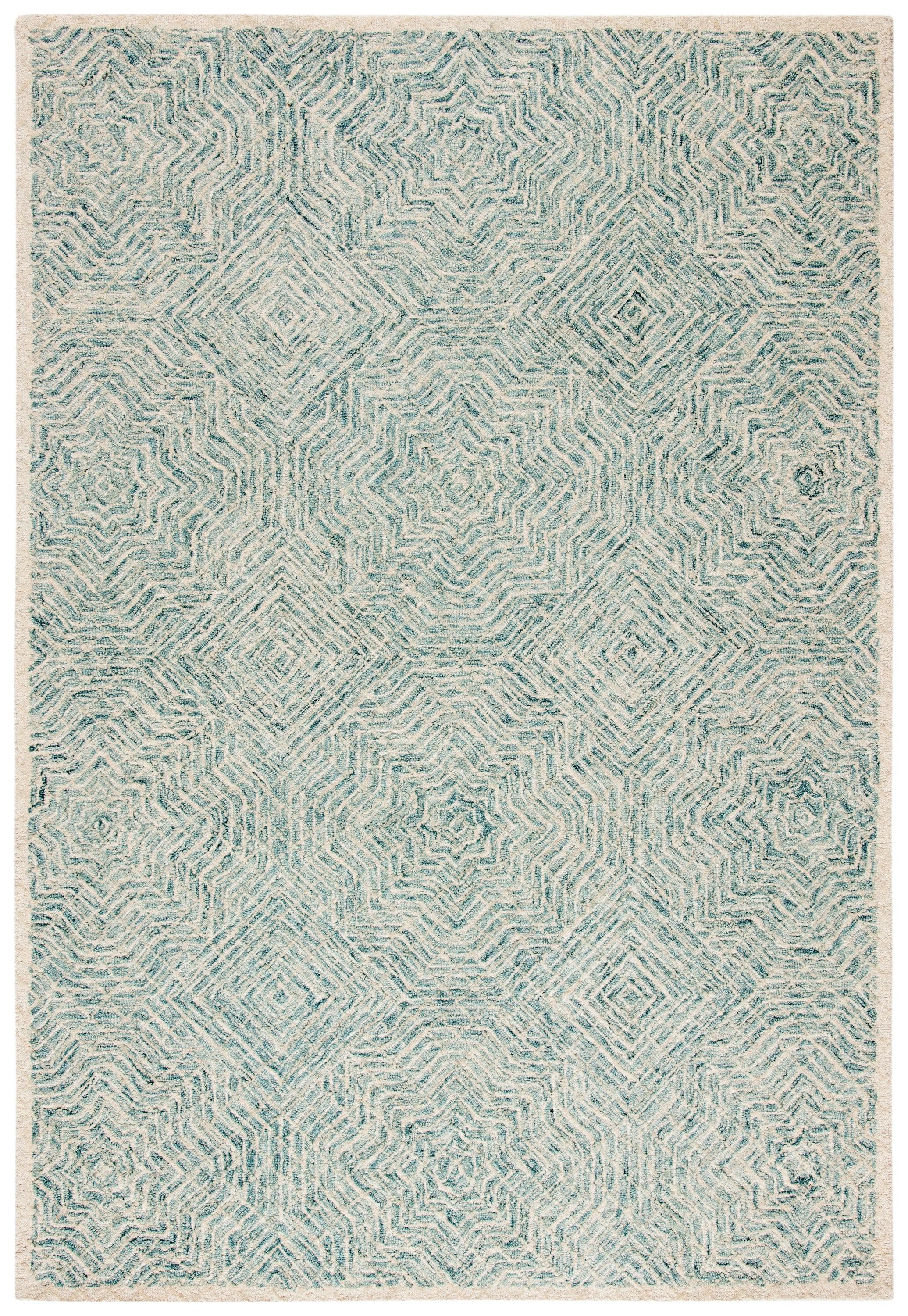 Capri CPR215 Tufted Indoor Accent Rug - Blue/Ivory - 3'x5' - Safavieh