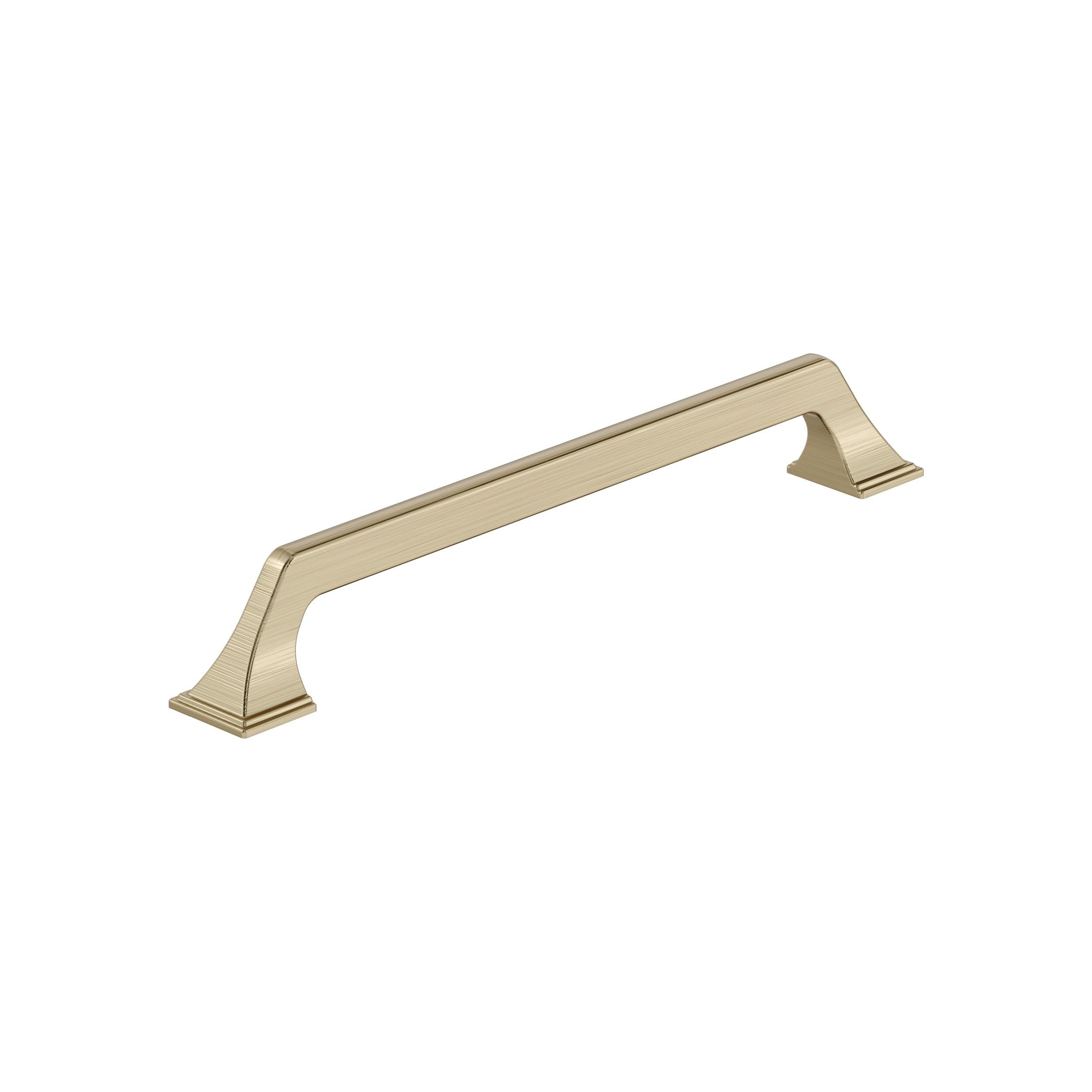 Amerock Exceed 7-9/16 inch (192mm) Center-to-Center Golden Champagne Cabinet Pull