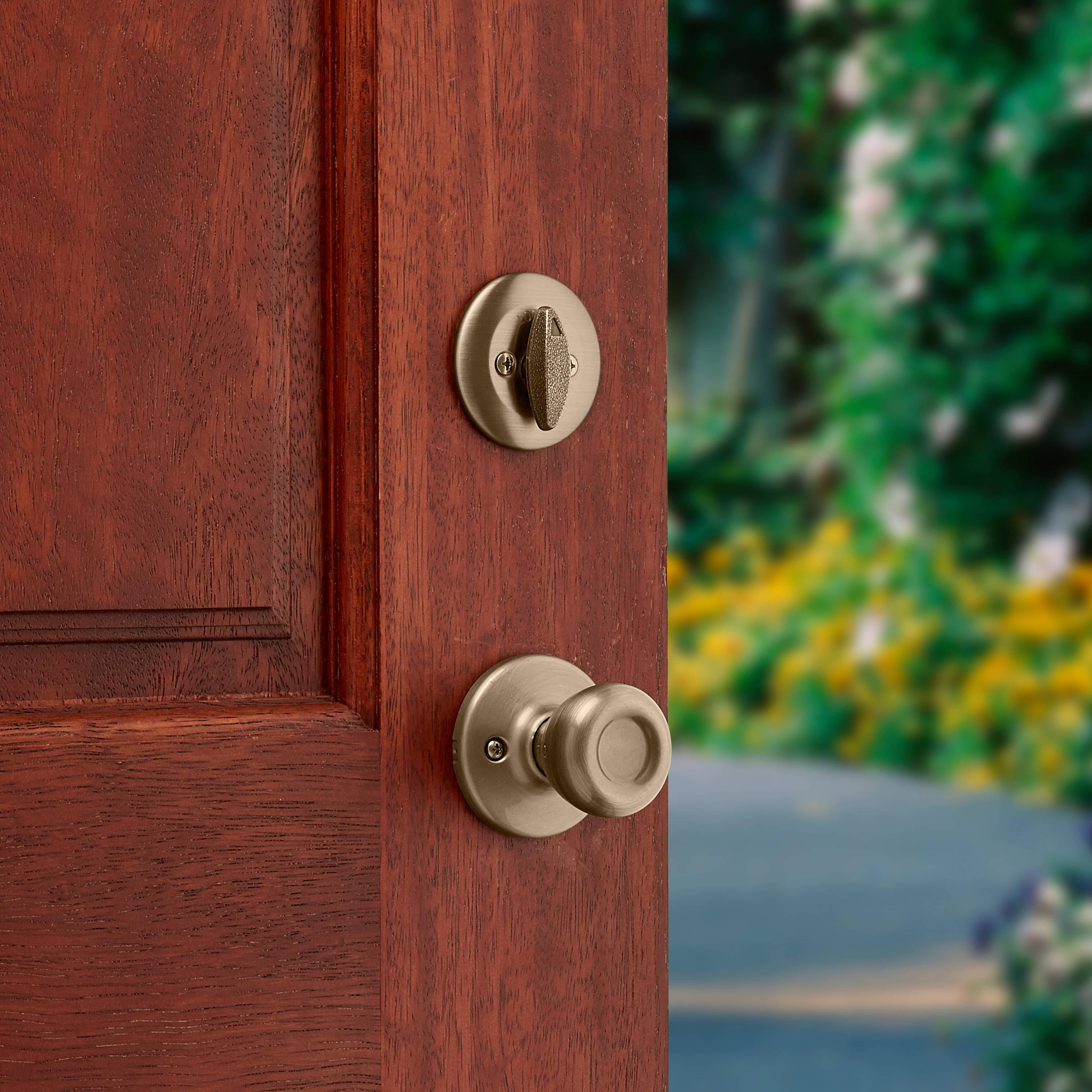 Handleset with Deadbolt and Door Two Piece and Rosette