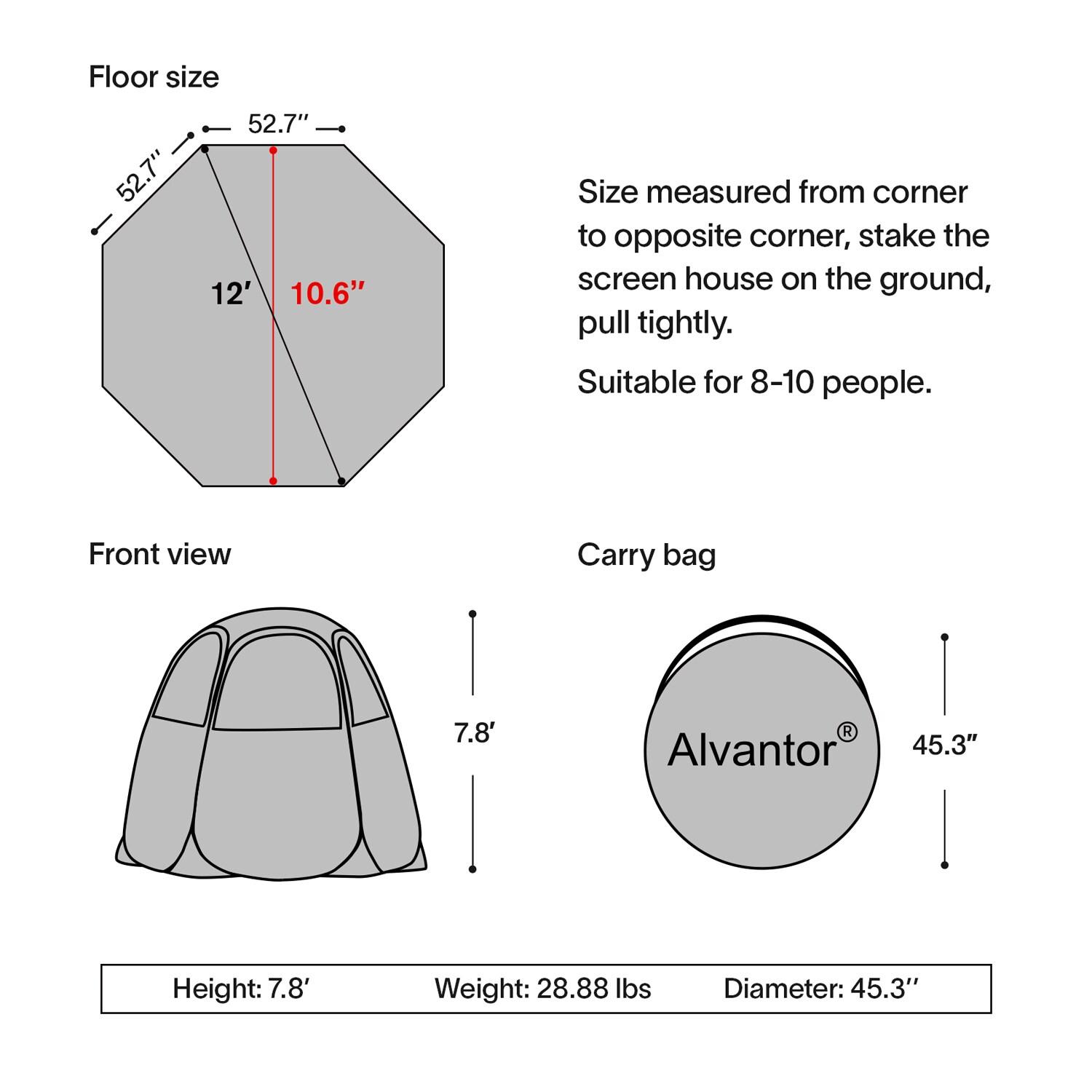 12'X12' Commercial Vendor Booth Tent Pop-Up Gazebo Canopy Events Tent Outdoor Instant Shelter Beige Color