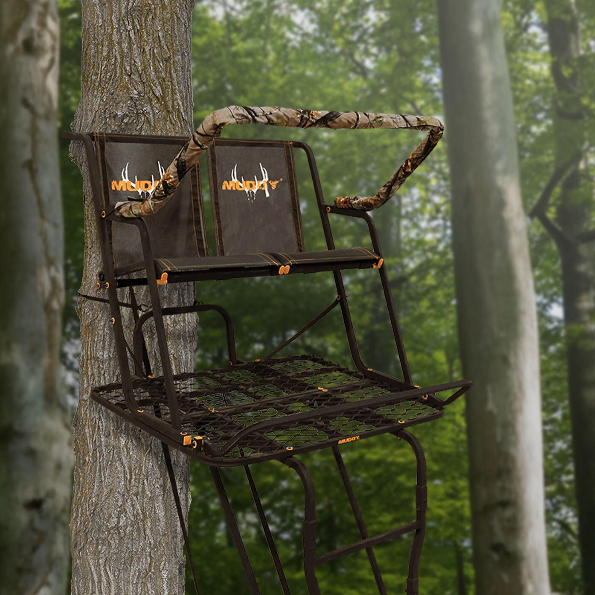 Muddy Warrior DXT 1-Man Ladder Stand, 17ft