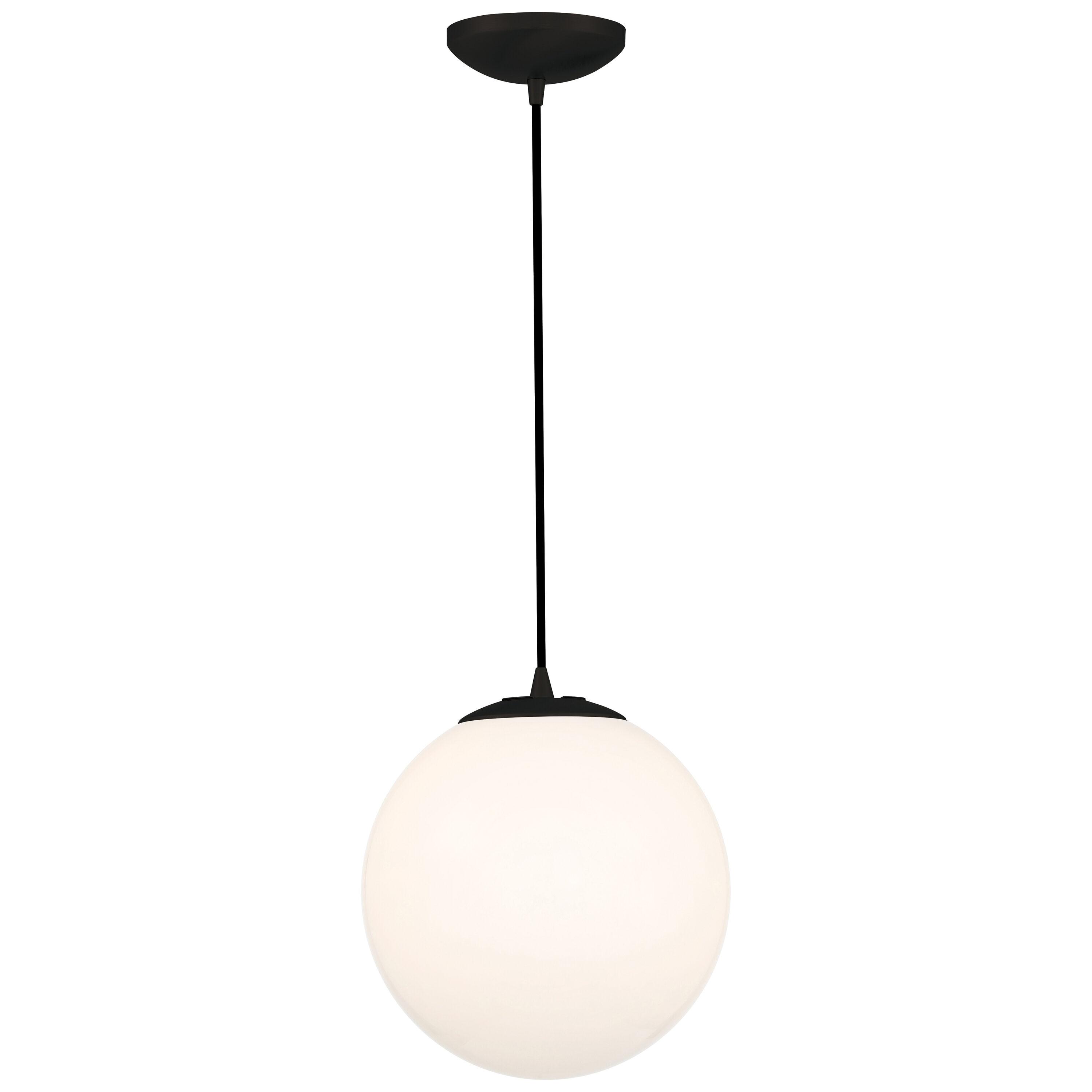 Access Lighting PEARL 1 - Light Pendant in  Matte Black