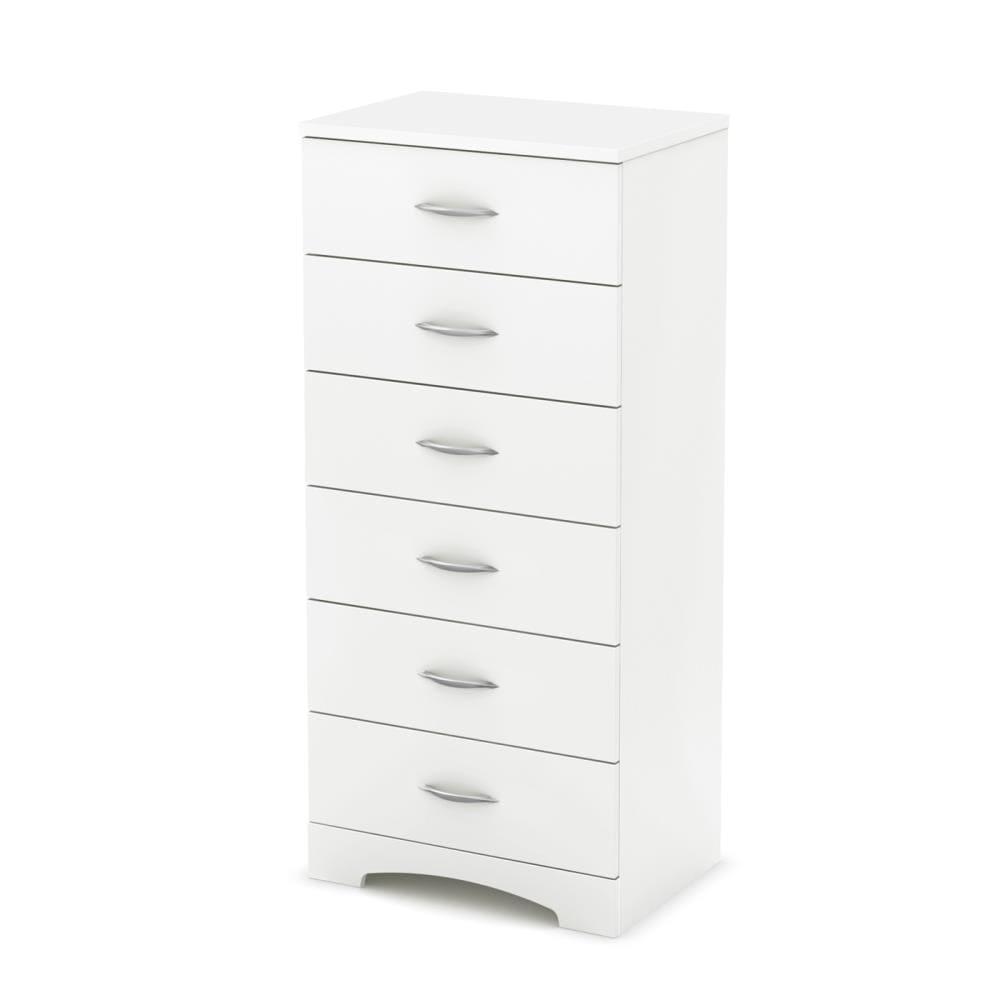 South Shore Step One, Contemporary Chest,  White