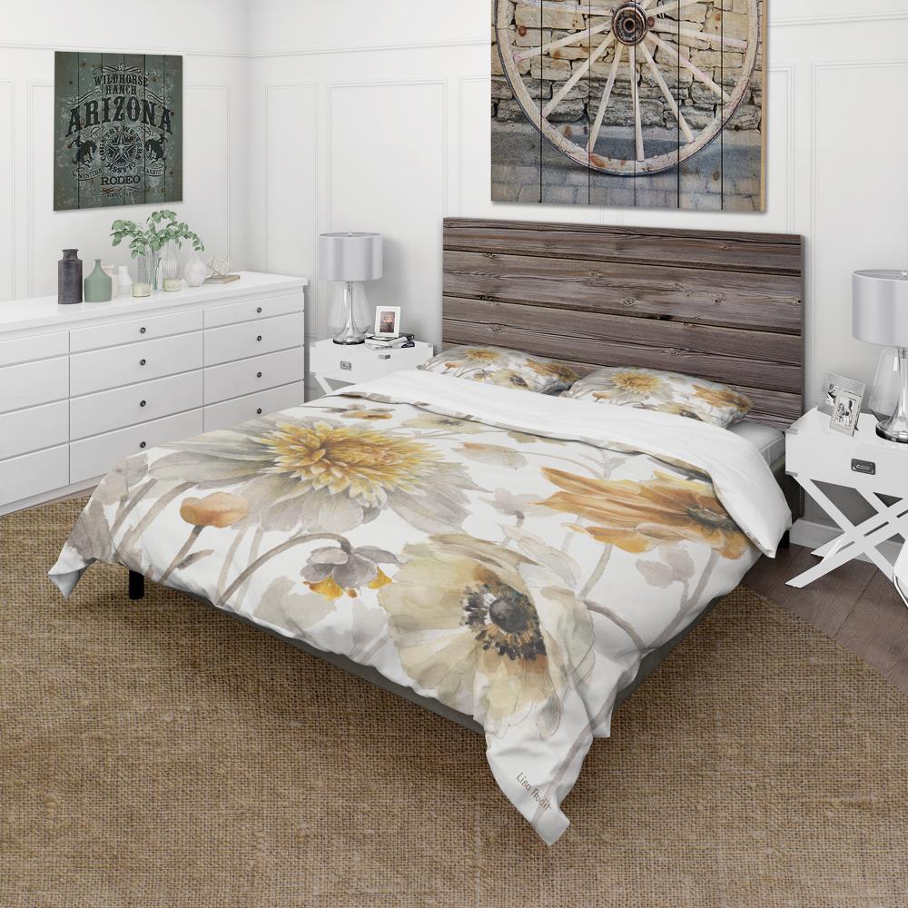 Design Art Farmhouse / Country No Floral Duvet Cover Set