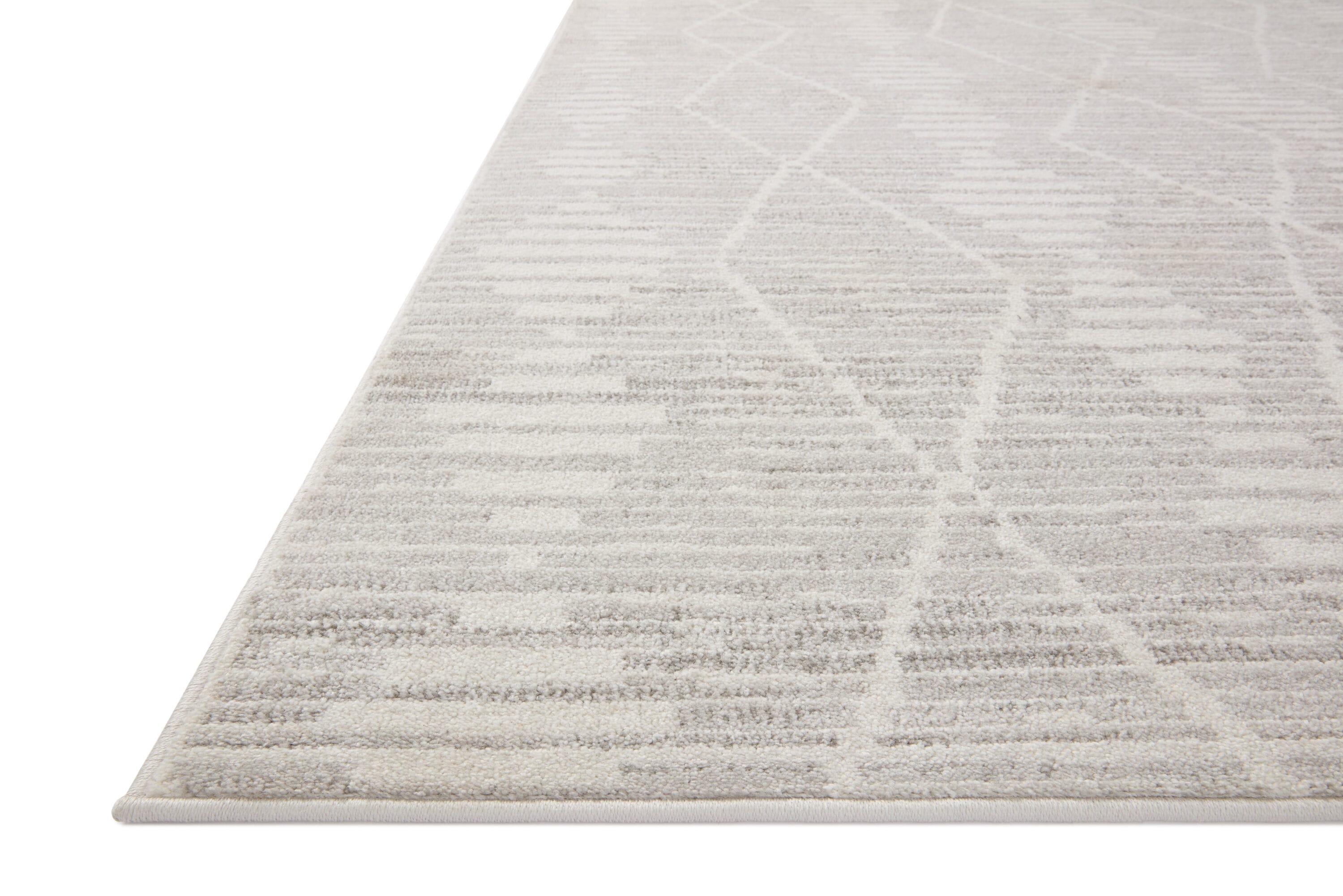Loloi II Kamala Ivory / Silver 6'-7" x 9'-6" Area Rug