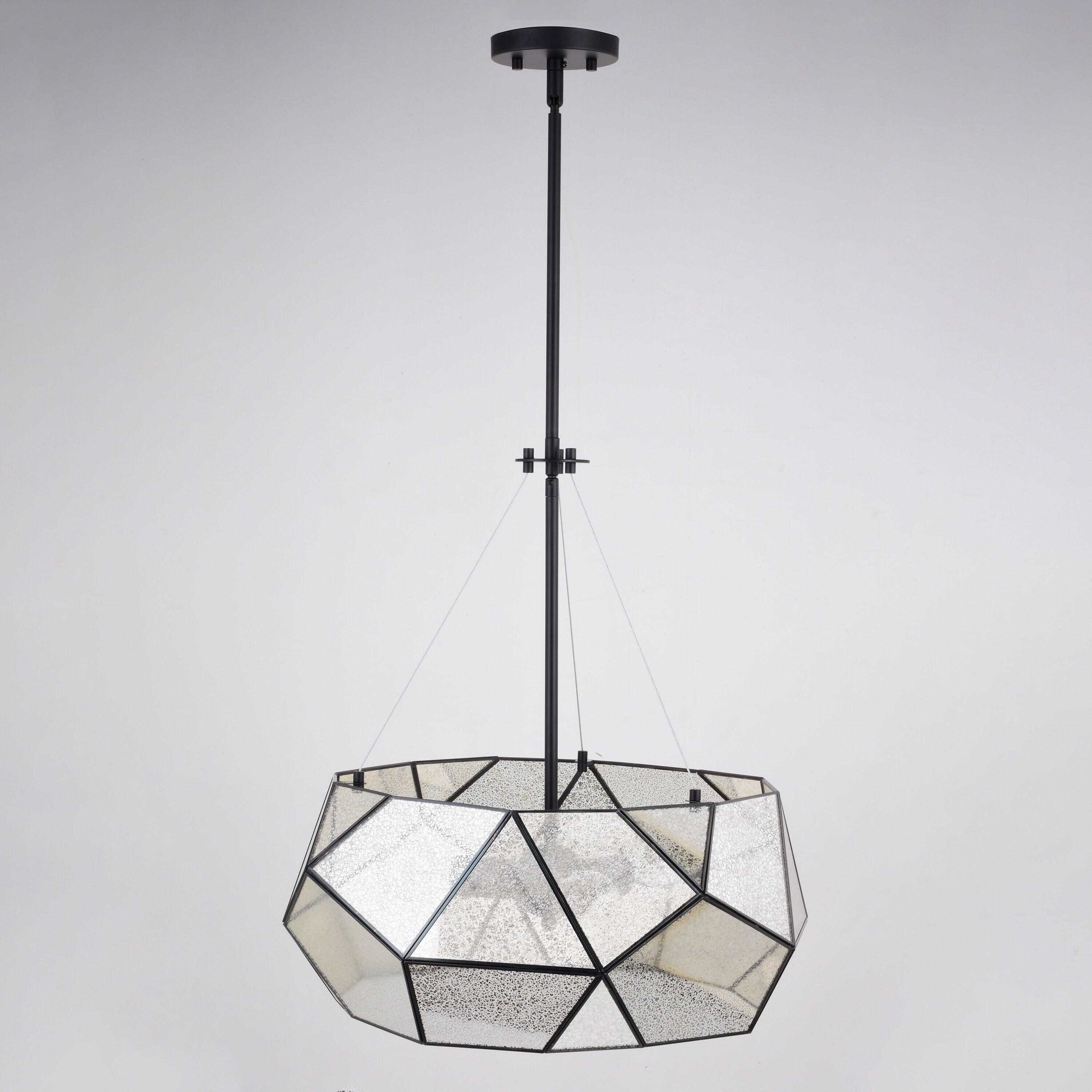 3 - Light Dimmable Geometric Chandelier