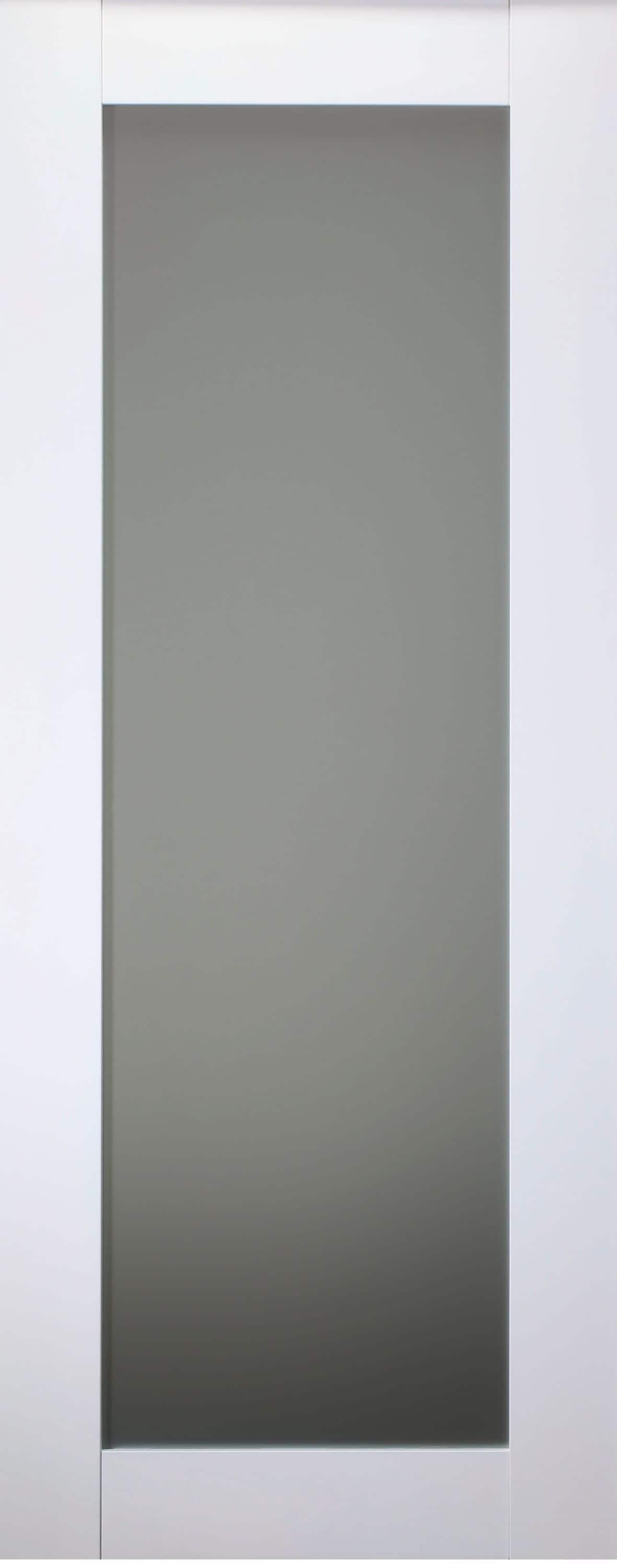 Belldinni Smart Pro 207 Manufactured Wood and Glass Prefinished Paneled Interior Door Slab