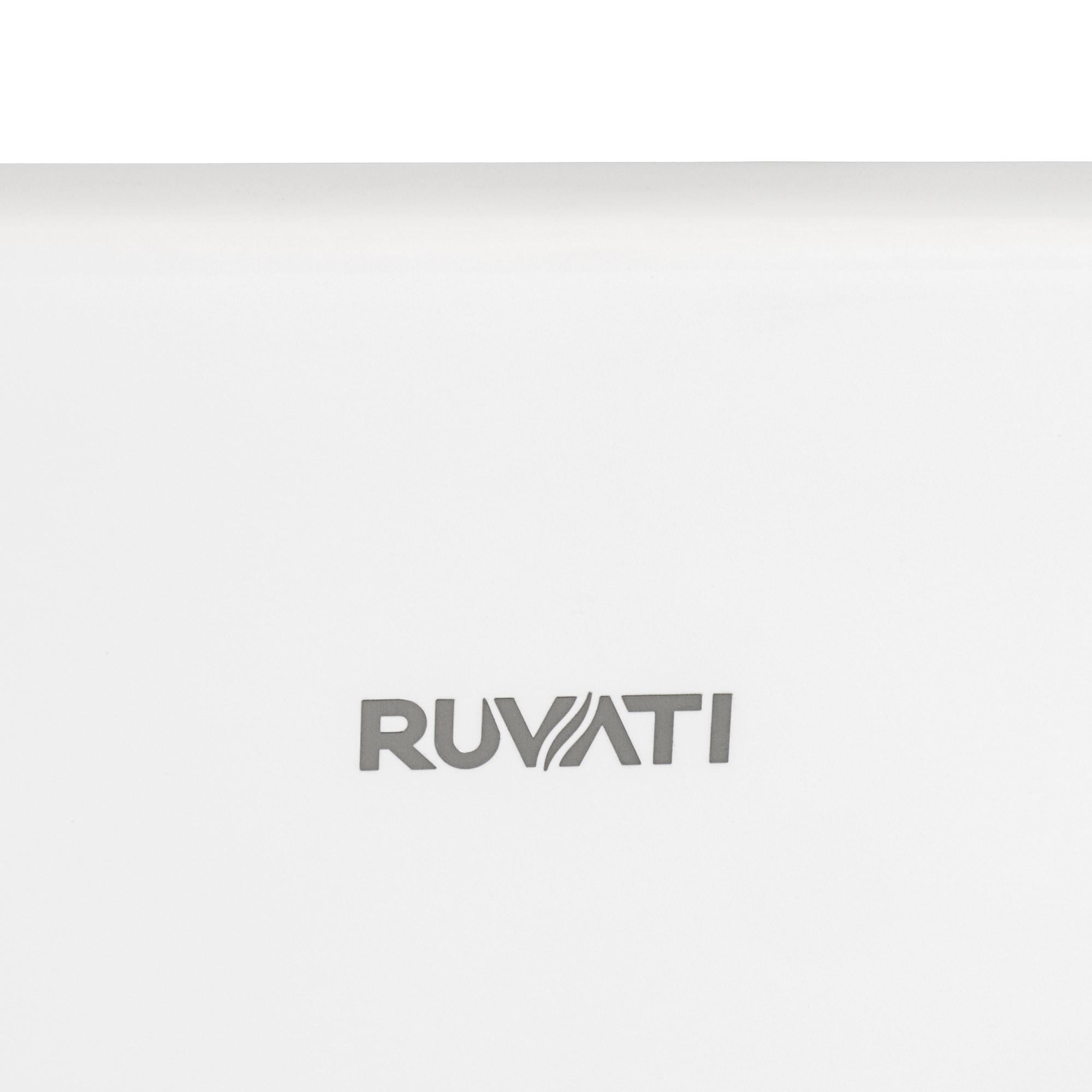 Ruvati Ruvati 30-inch Fireclay Modern Farmhouse Kitchen Sink Single Bowl RVL4018RBW