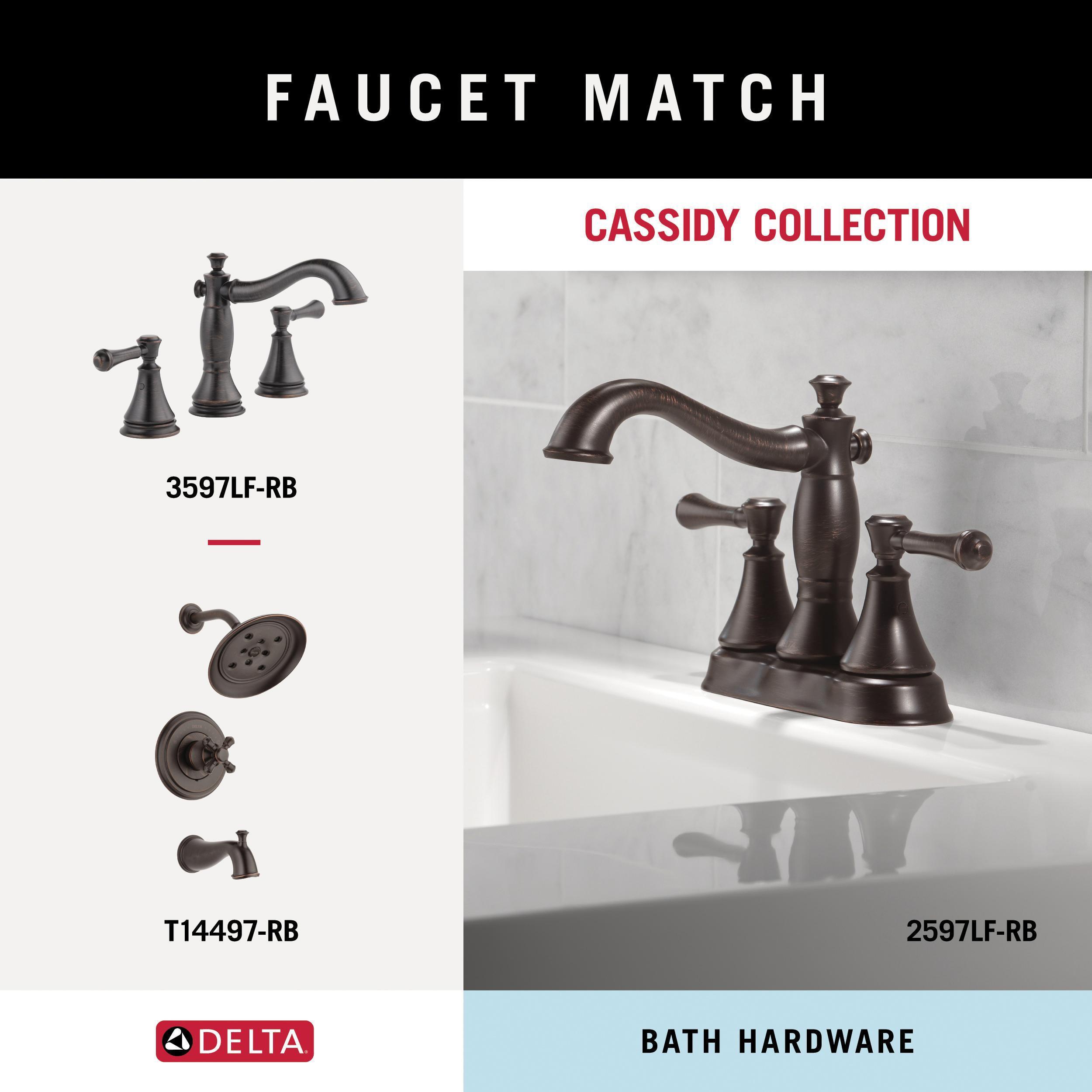 Delta Cassidy Venetian bronze Double -Hook Wall mount Towel Hook