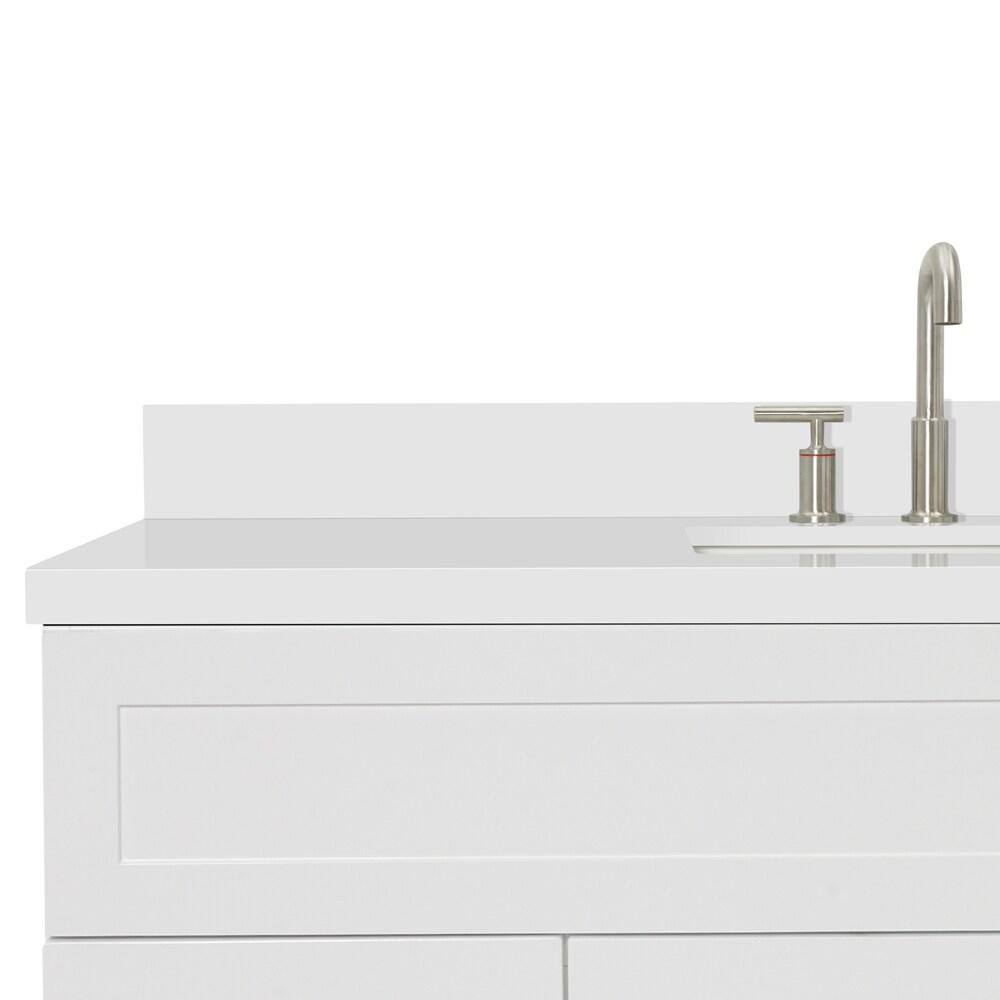 Ariel F055s-Wq-Vo Hamlet 55" Freestanding Single Basin Vanity Set - White