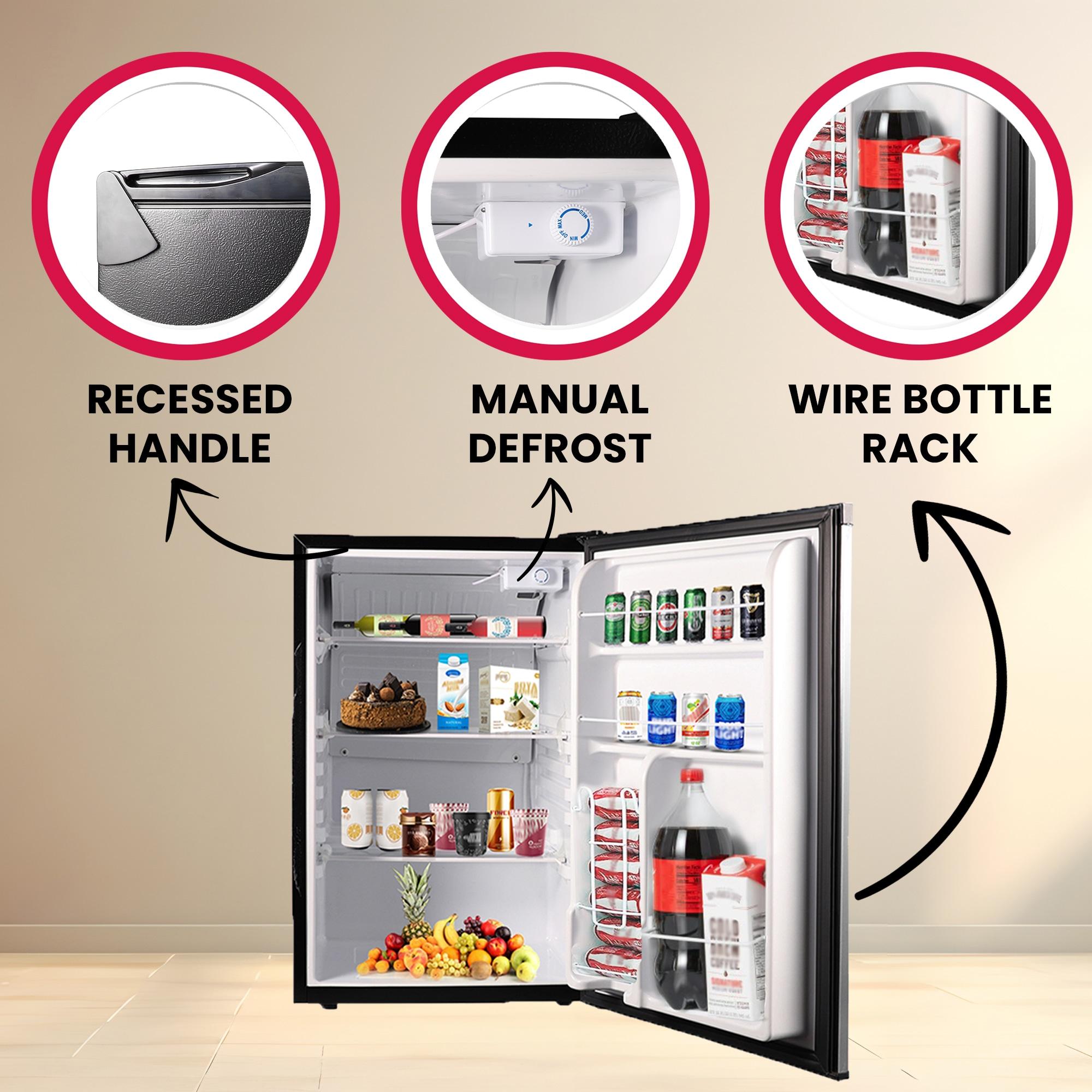 Equator Advanced Appliances Conserv 20in STAINLESS Compact Refrigerator 4.5cF Reversible Door 110V