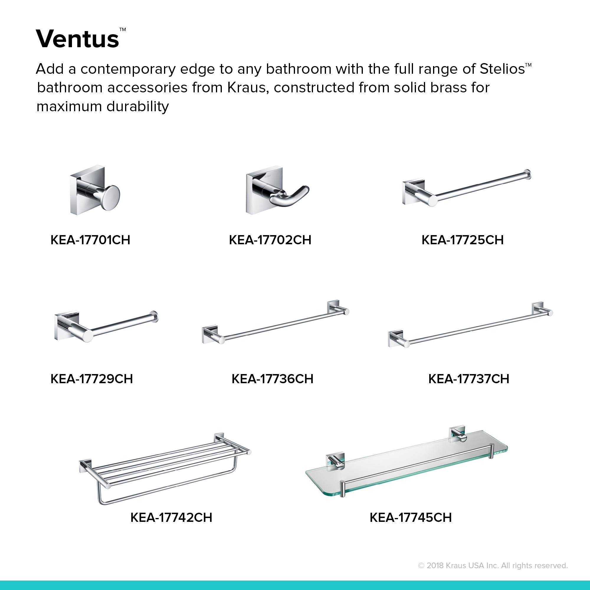 Ventus Wall Mounted Towel Rack