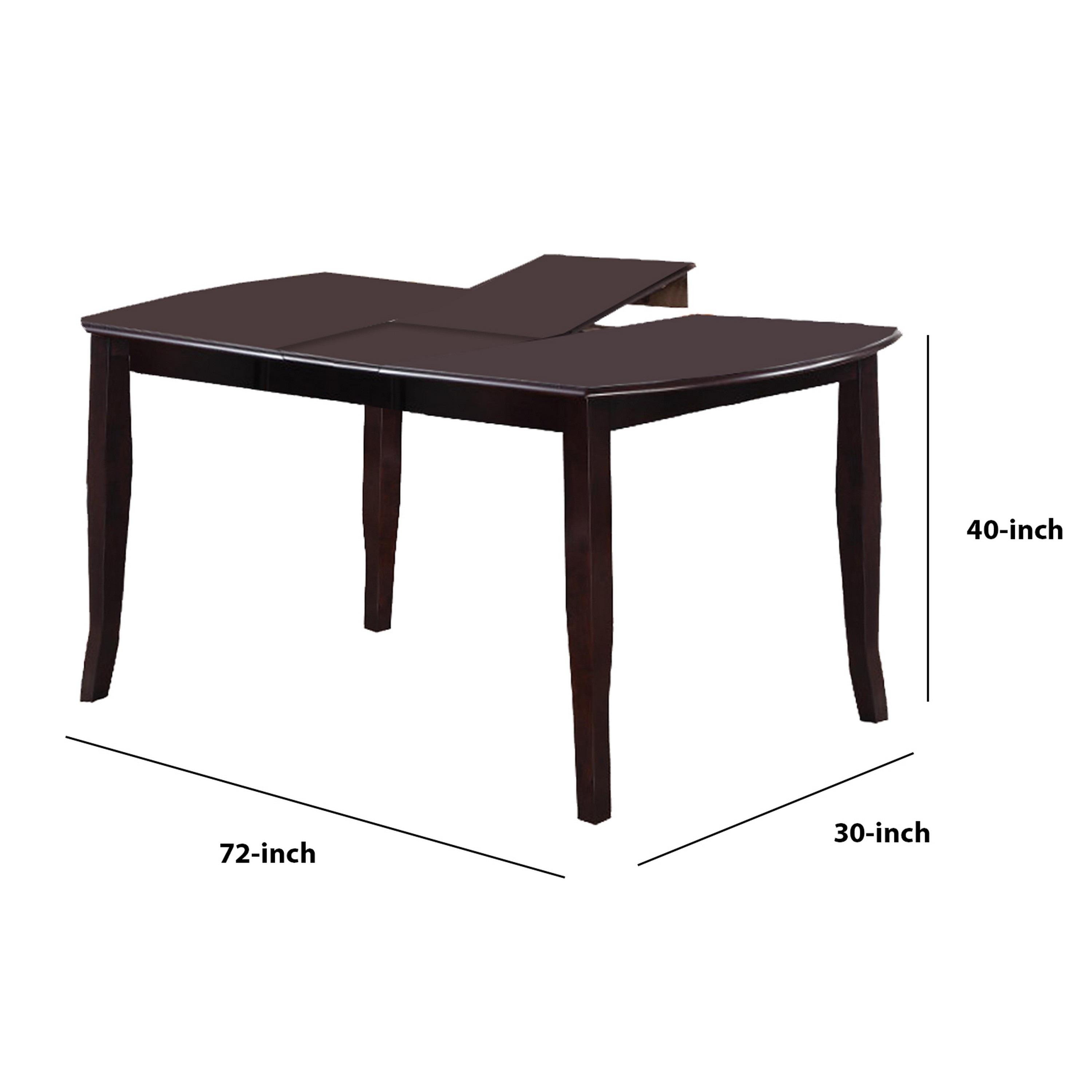 Benjara Opulent Anacardium Wood Dining Table, Brown
