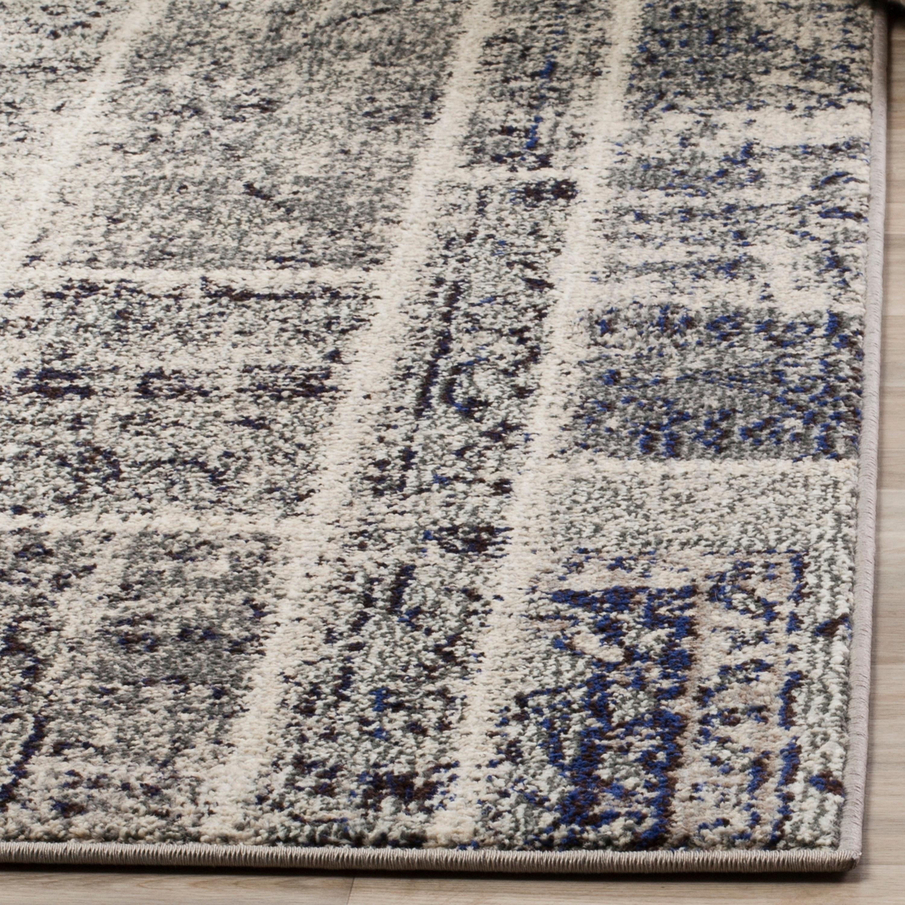Monaco MNC216 Power Loomed Indoor Area Rug - Grey/Multi - 8'x11' - Safavieh