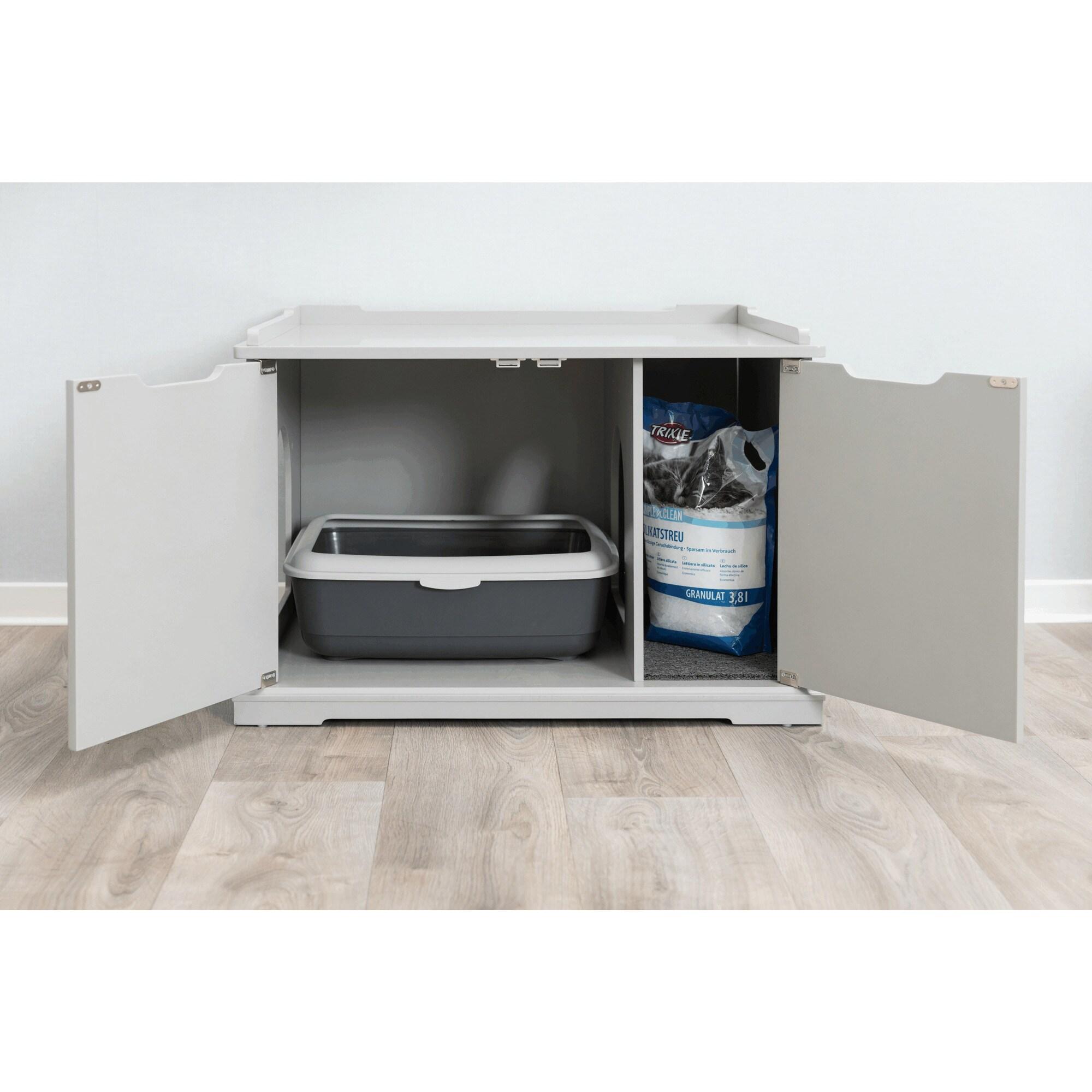 TRIXIE TRIXIE XL Furniture Style Litter Box Enclosure and Pet Home, Hidden Cat Litter Box