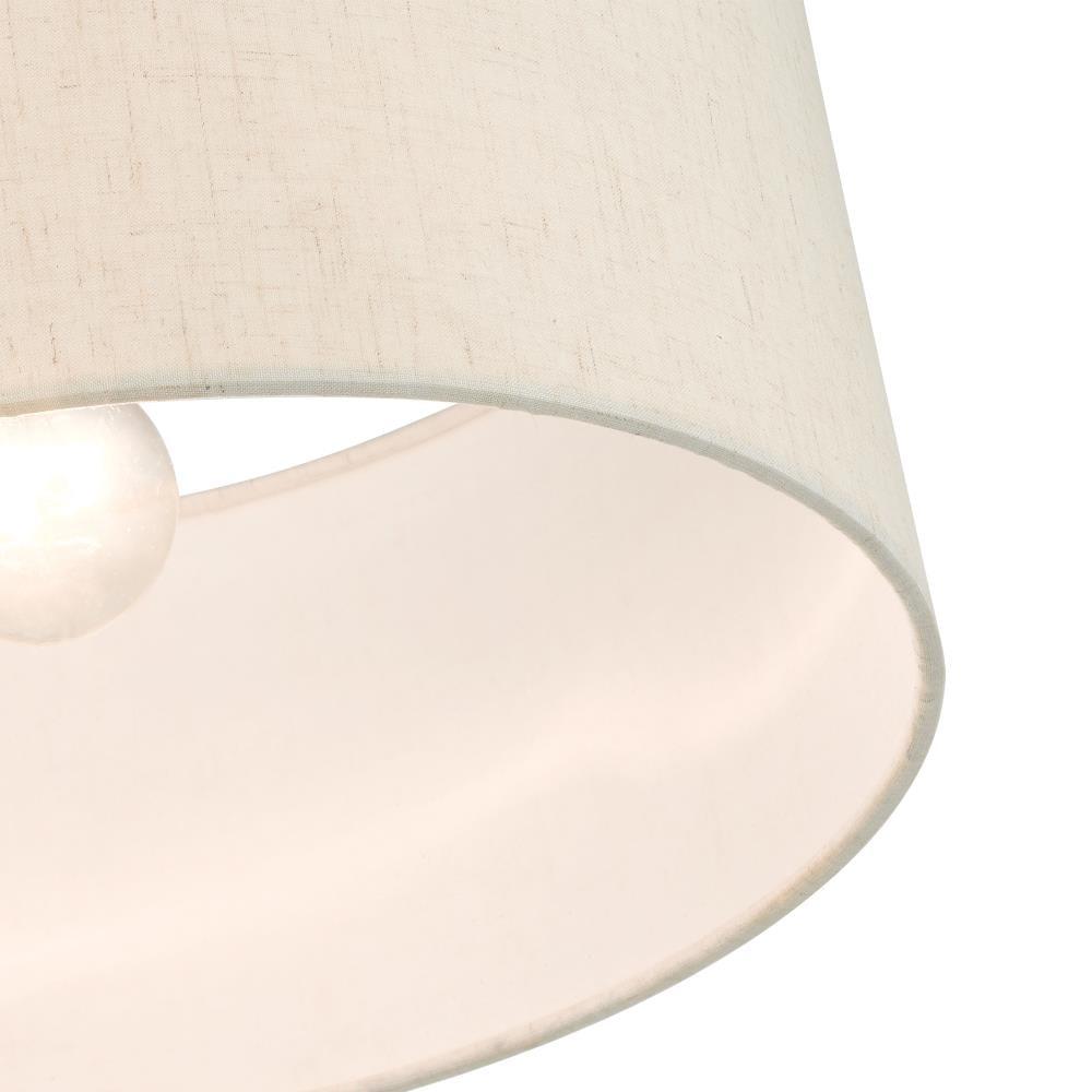 Darian Fabric Semi Flush Mount