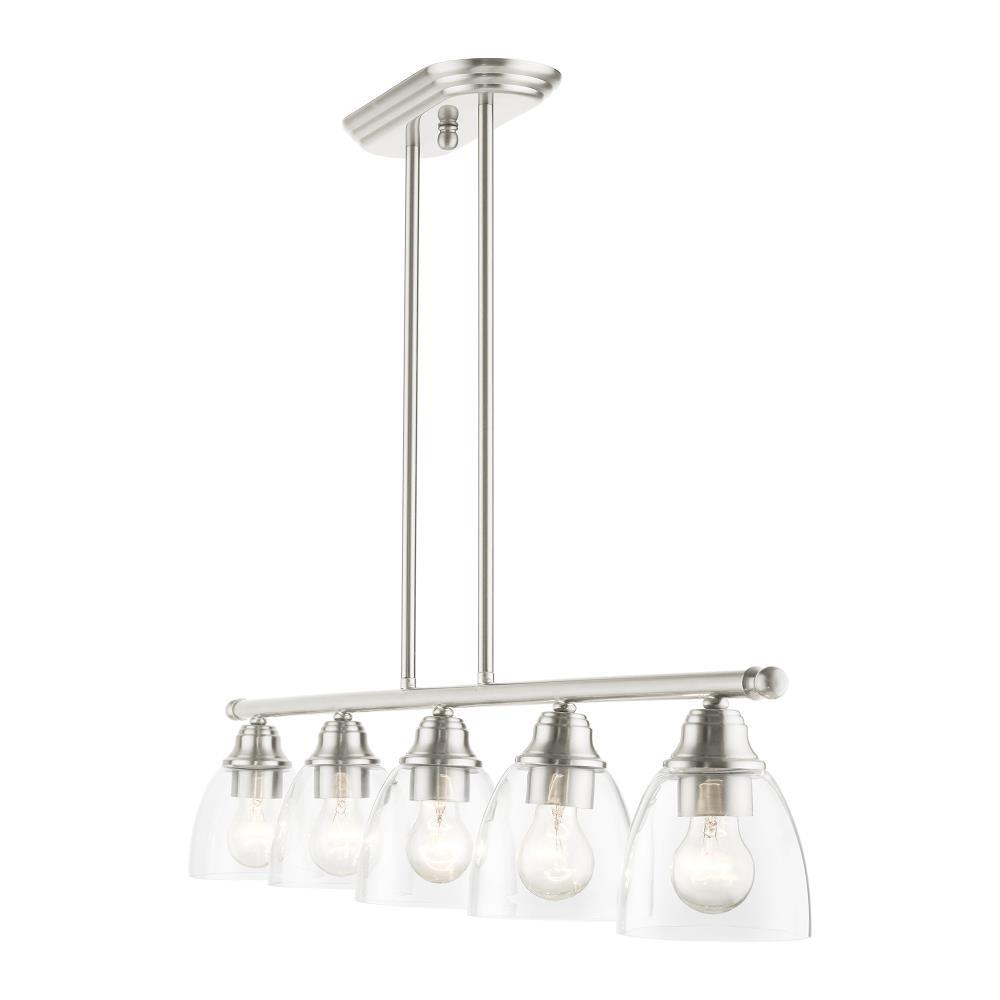 Livex Lighting Montgomery 5 - Light Chandelier in  Brushed Nickel