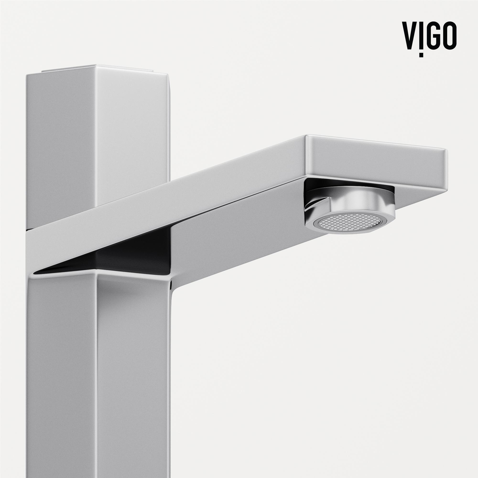 Nova 10" H Single Handle Vessel Sink Bathroom Faucet