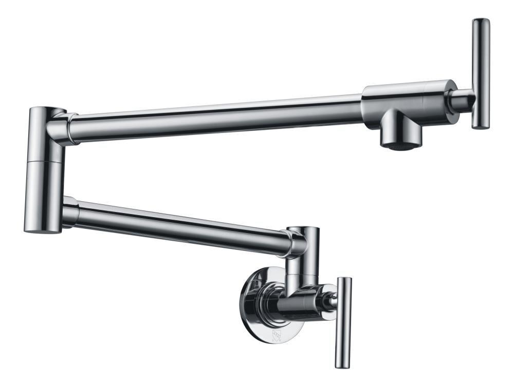 ANZZI Braccia Series 24" Wall Mounted Pot Filler With Accessories