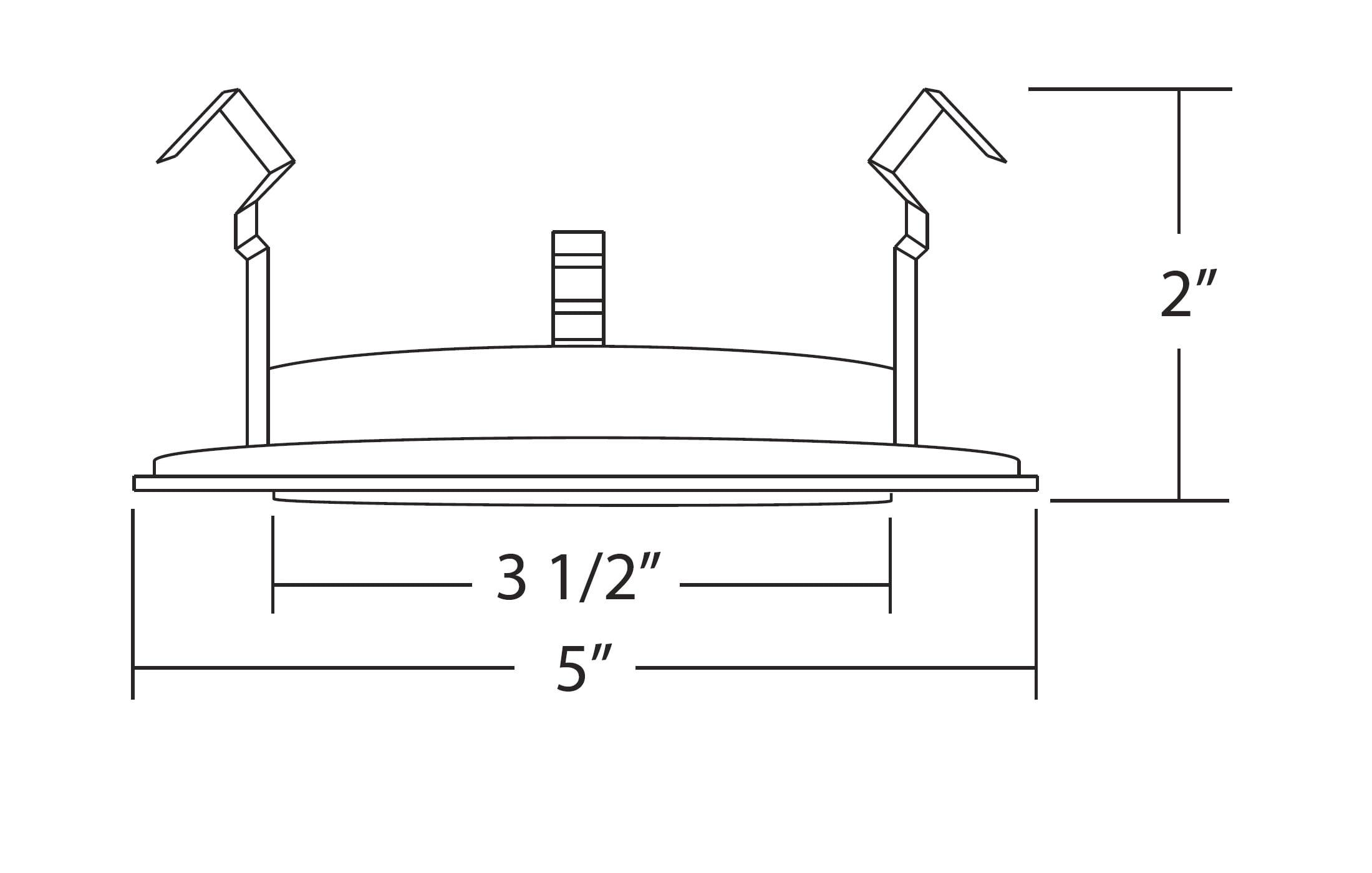 5'' Dimmable Standard Recessed Lighting Kit