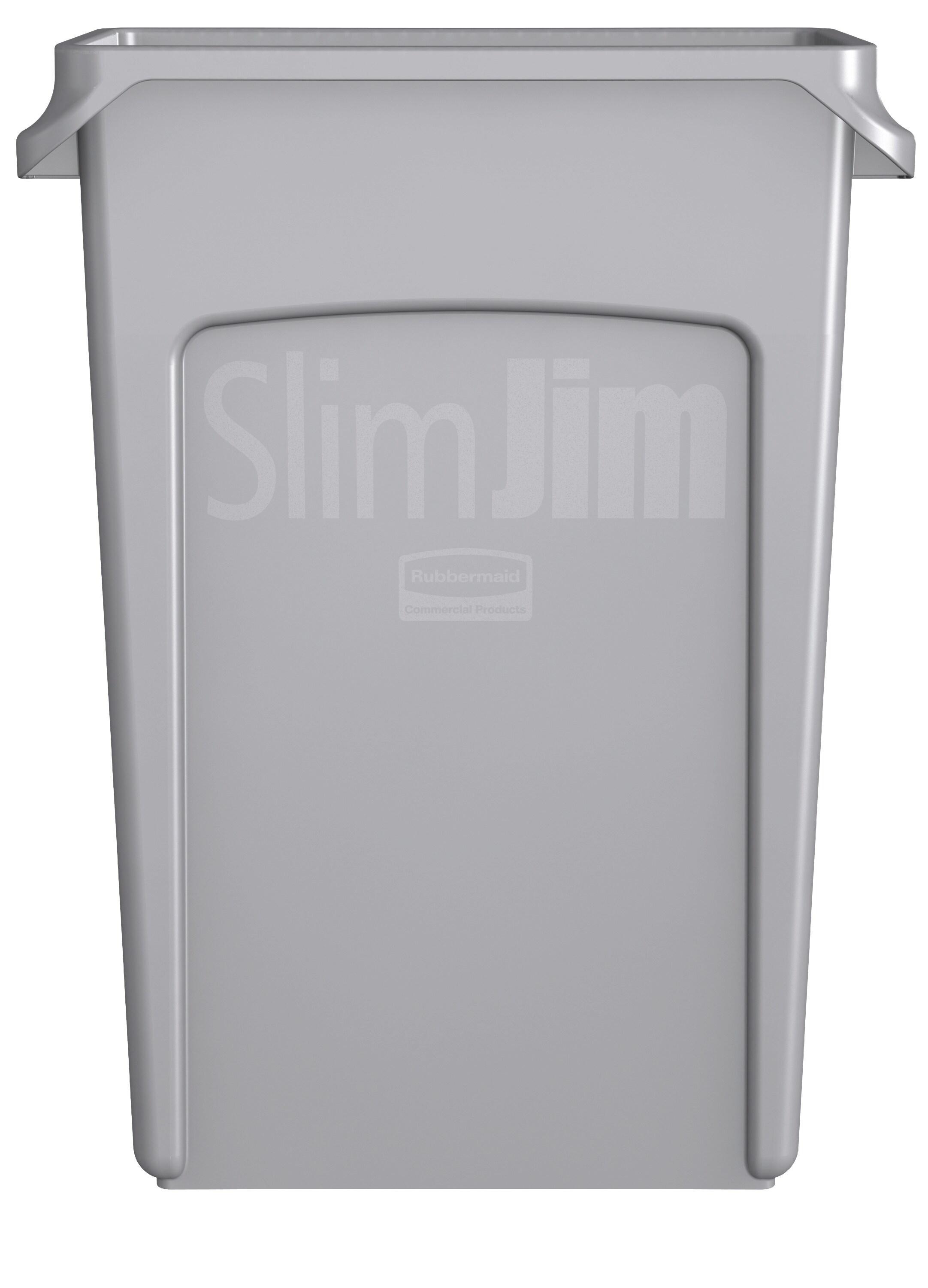 Rubbermaid Commercial Slim Jim 23-Gallon Vented Waste Container
