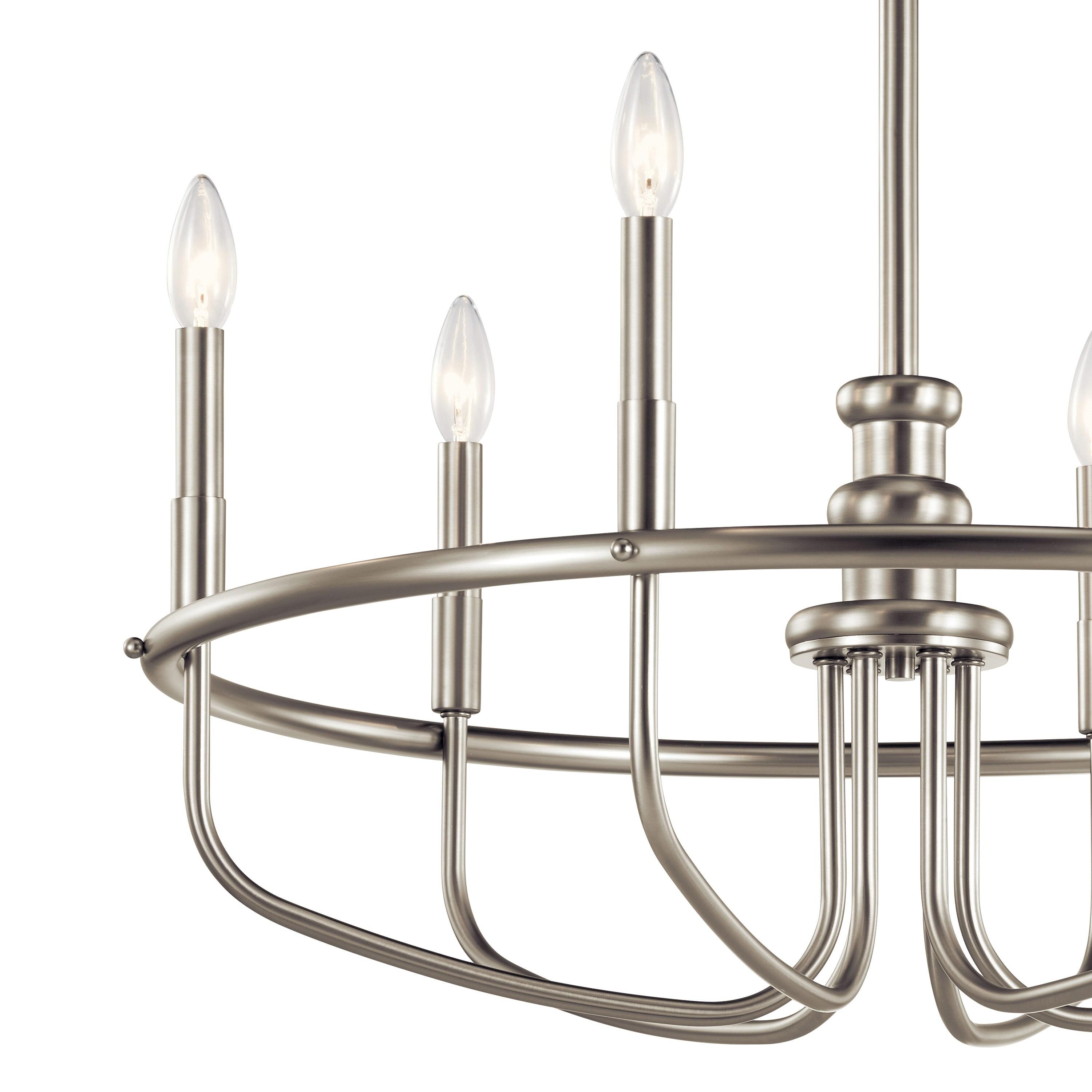 Kichler Lighting Capitol Hill 6 - Light Chandelier in  Brushed Nickel