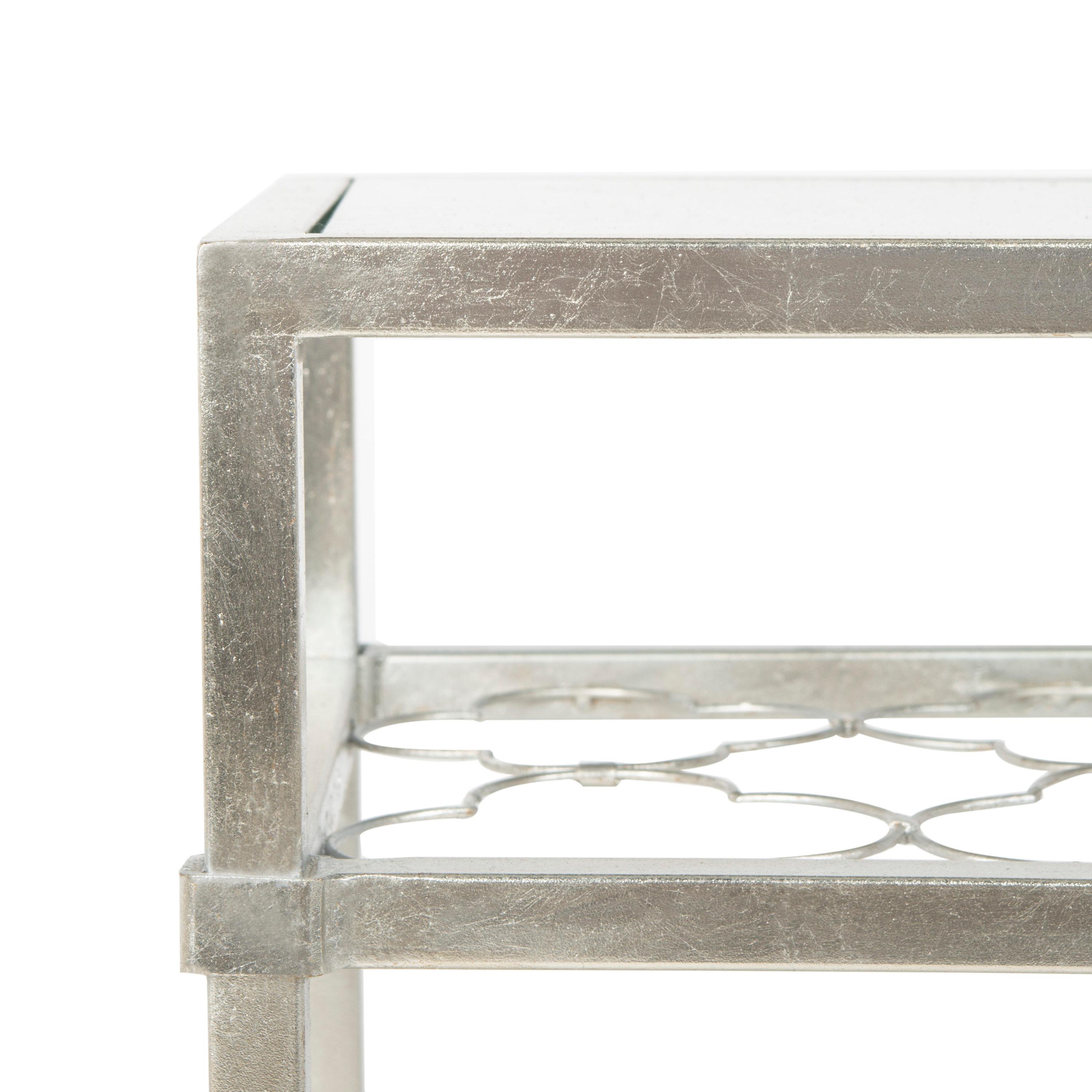 Hanzel Side Table - Silver - Safavieh.