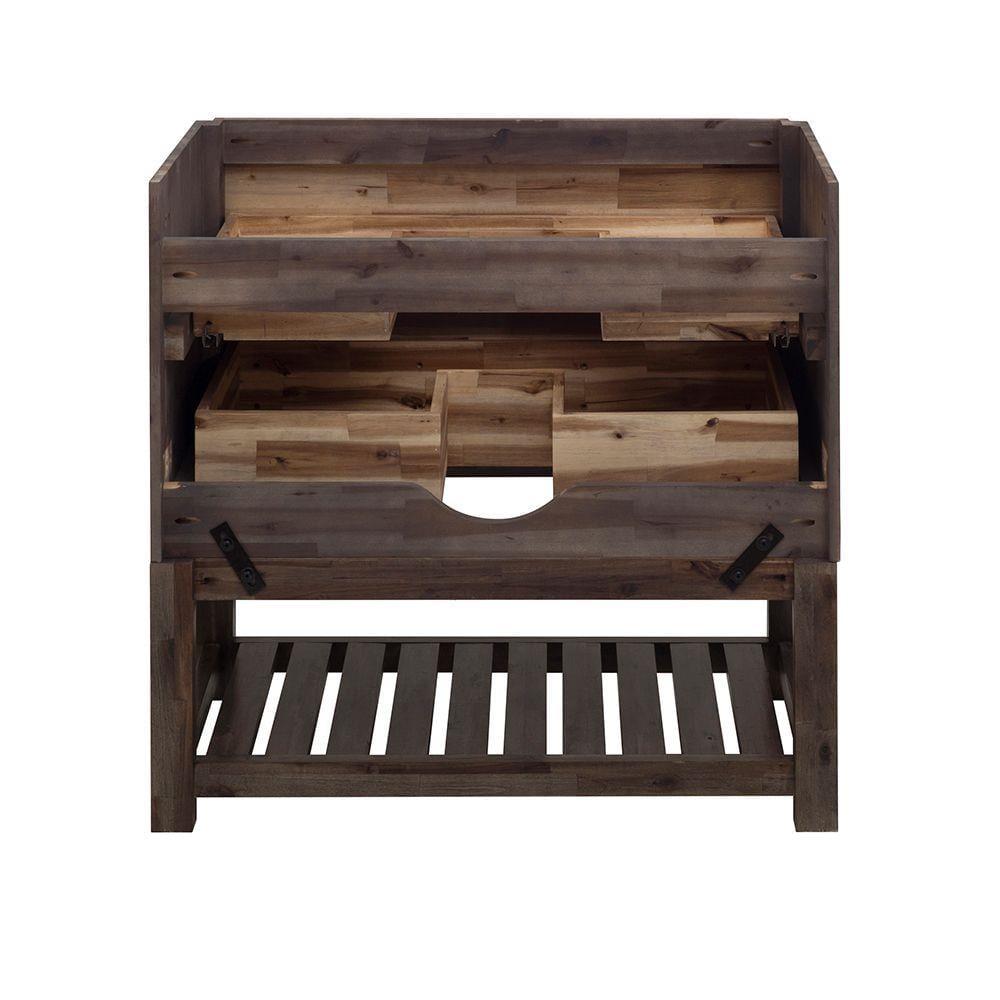 Fresca Formosa 35" Free-Standing Open Bottom Single Bathroom Vanity Base Only