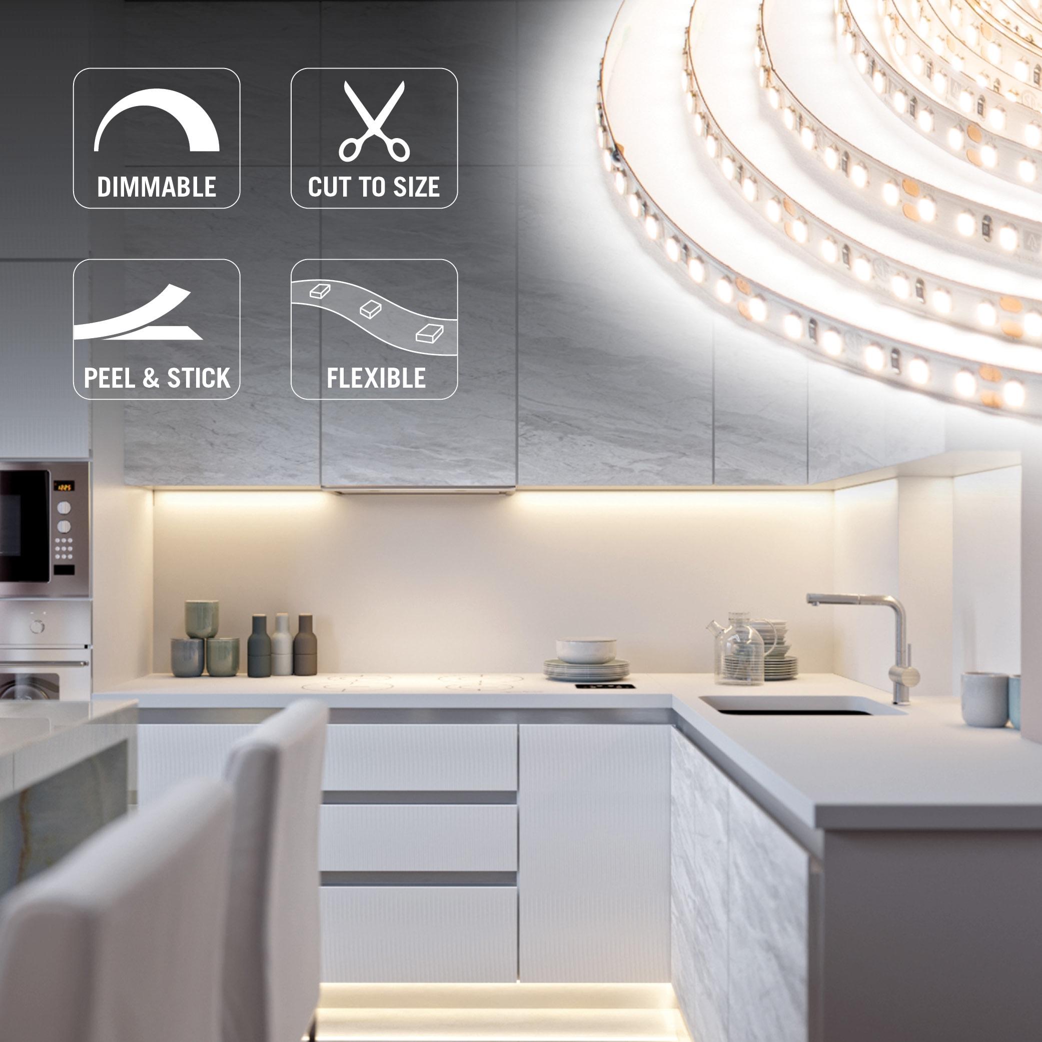 RibbonFlex Pro, 24V, 4000K, 120LEDs/M, IP20, 10M Under Cabinet Strip Light